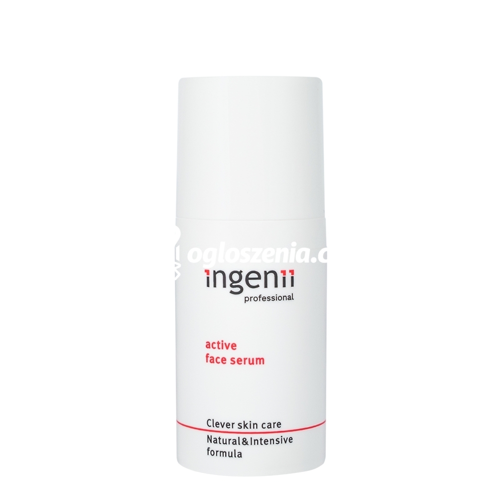 Zdjęcie produktu Aktywne serum do pielegnacji skóry twarzy - Ingenii active face serum - 30 ml