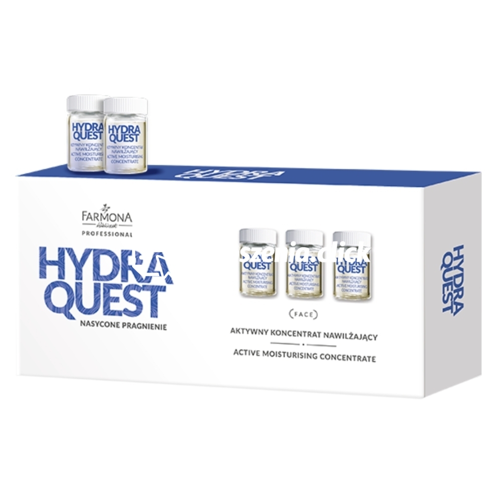 Zdjęcie produktu Aktywny koncentrat nawilzajacy - Farmona Hydra Quest - 10 x 5 ml