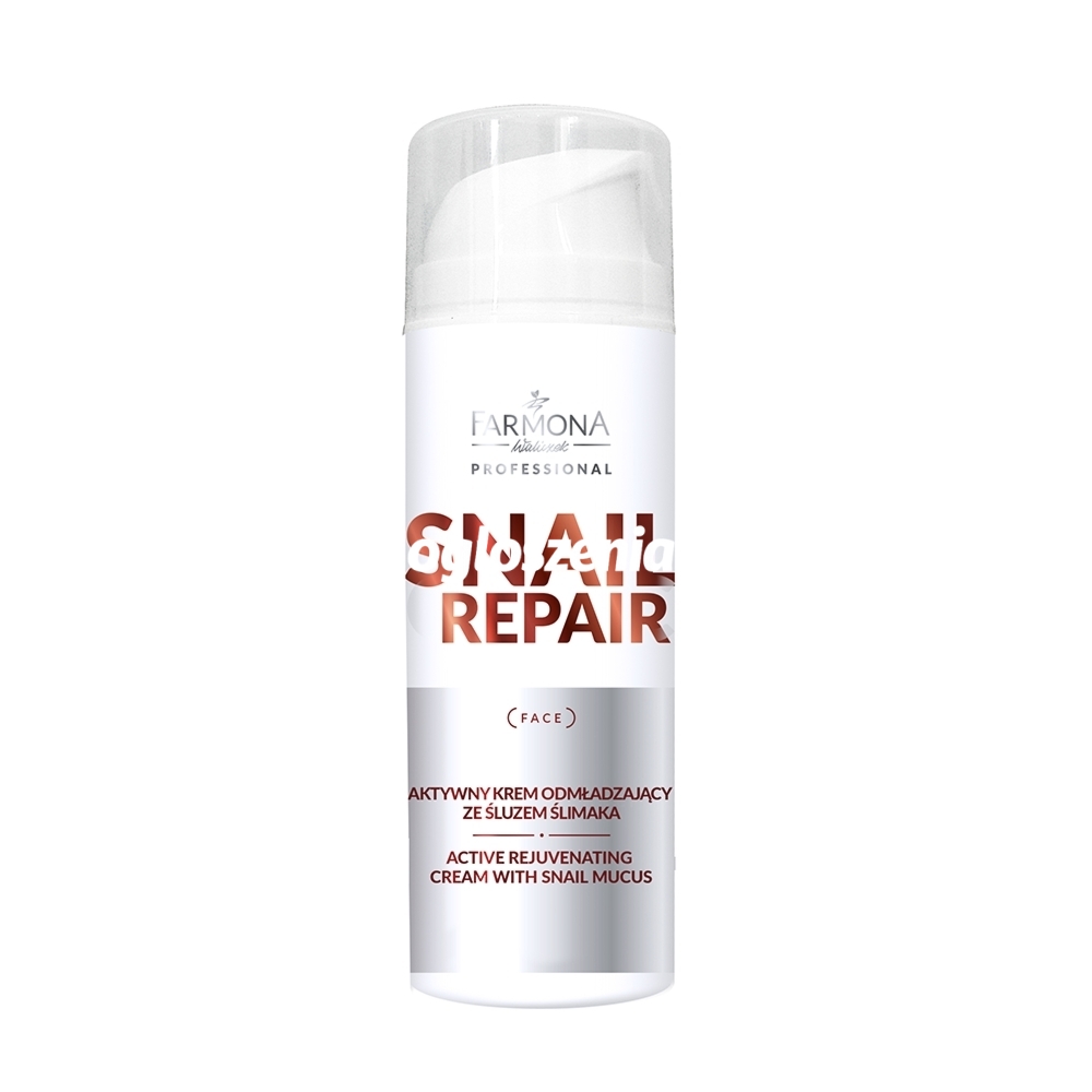 Zdjęcie produktu Aktywny krem odmladzajacy ze sluzem slimaka - Farmona Snail Repair - 150 ml