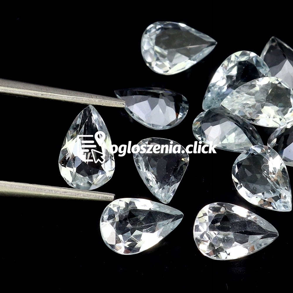 Zdjęcie produktu Akwamaryny kamienie naturalne 12 sztuk IF-VVS 5.18ct