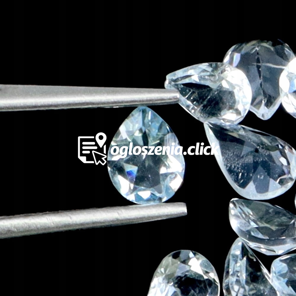 Zdjęcie produktu Akwamaryny kamienie naturalne 20 sztuk IF-VVS 4.9ct