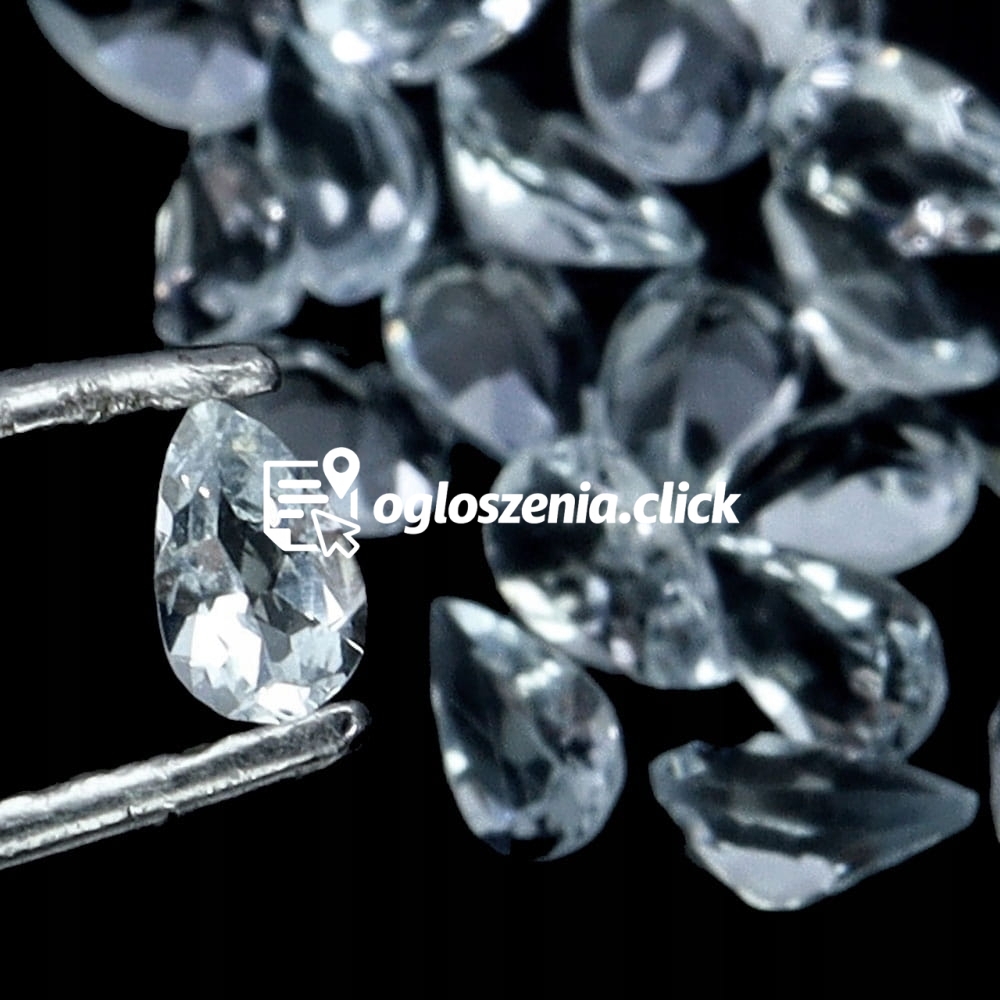 Zdjęcie produktu Akwamaryny kamienie naturalne 22 sztuki IF-VVS 4.3ct