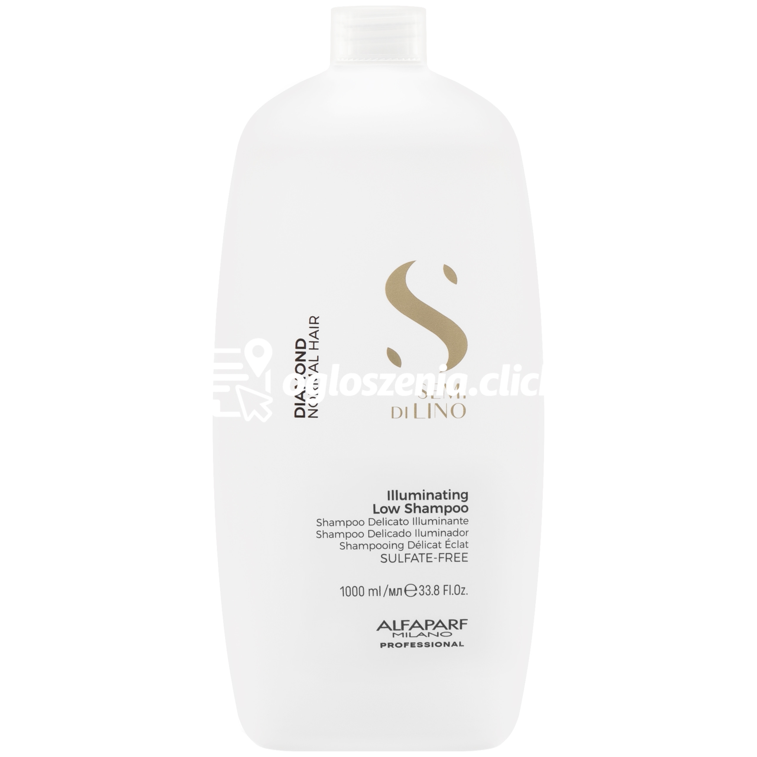 Zdjęcie produktu Alfapard Semi Di Lino Diamond - szampon rozswietlajacy bez siarczanów i parabenów, 1000ml