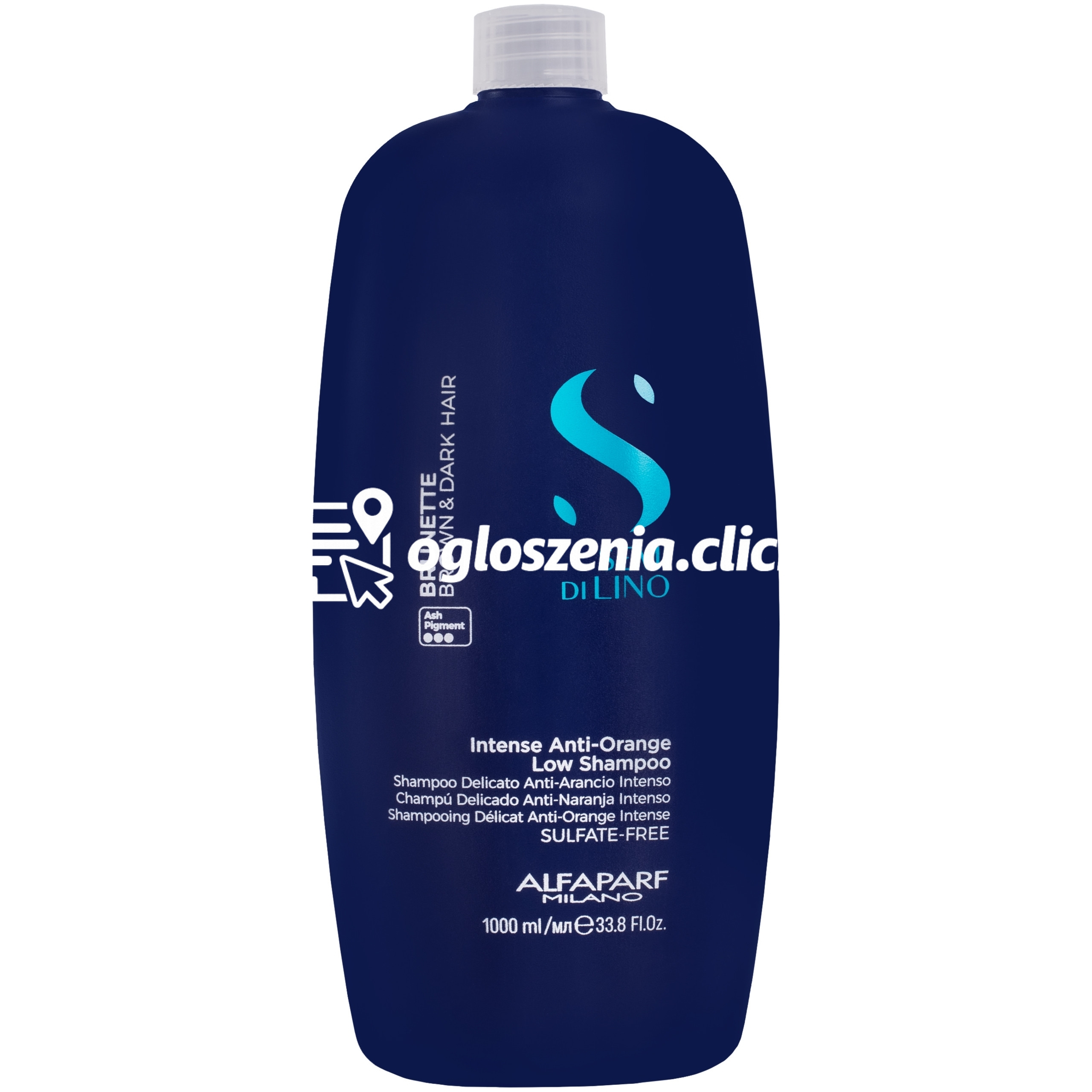 Zdjęcie produktu Alfaparf Semi Di Lino Brunette Anti-Orange – szampon do wlosów brazowych i ciemnych, 1000ml