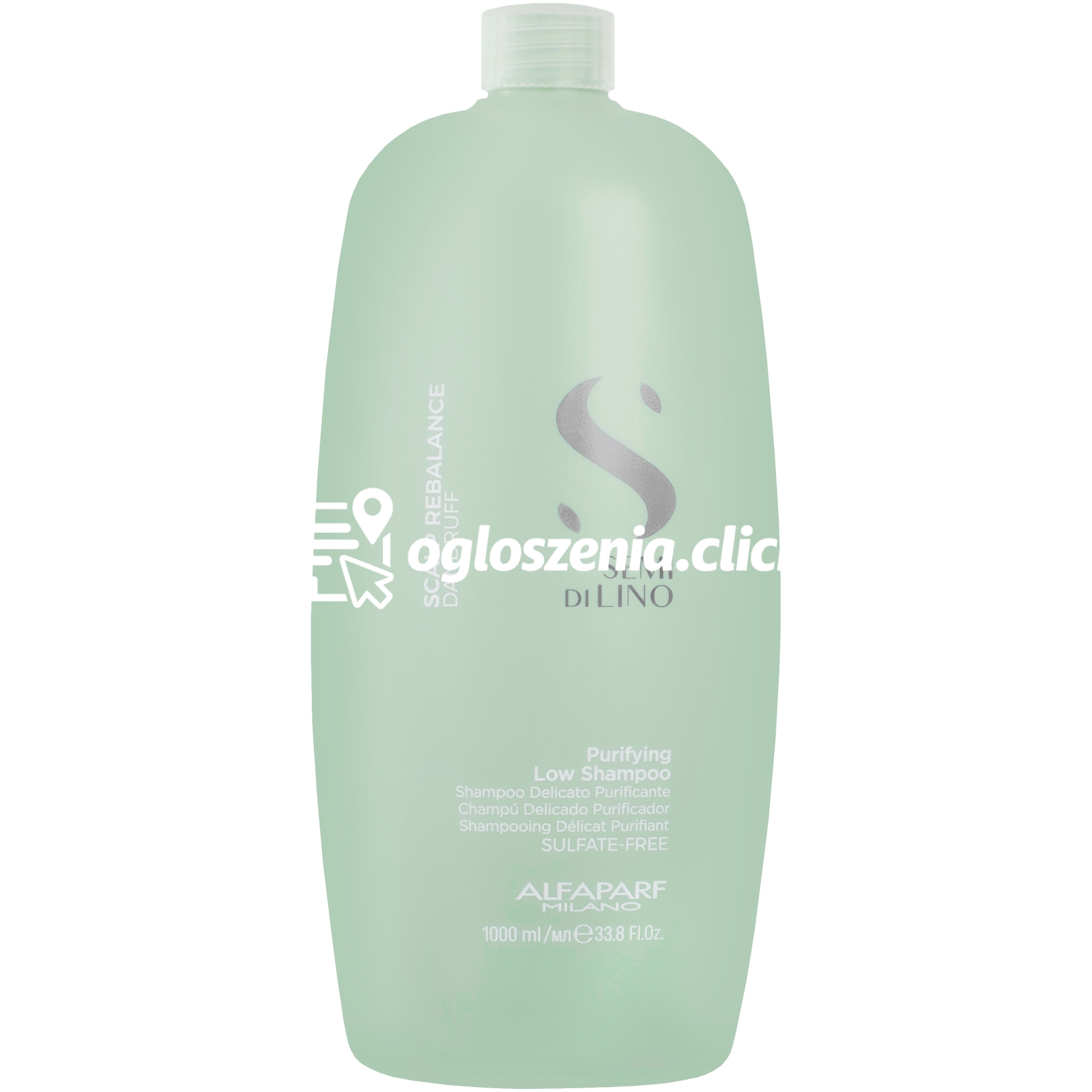 Zdjęcie produktu Alfaparf Semi Di Lino Scalp Purifying Low Shampoo - szampon przeciwlupiezowy do wlosów, 1000ml