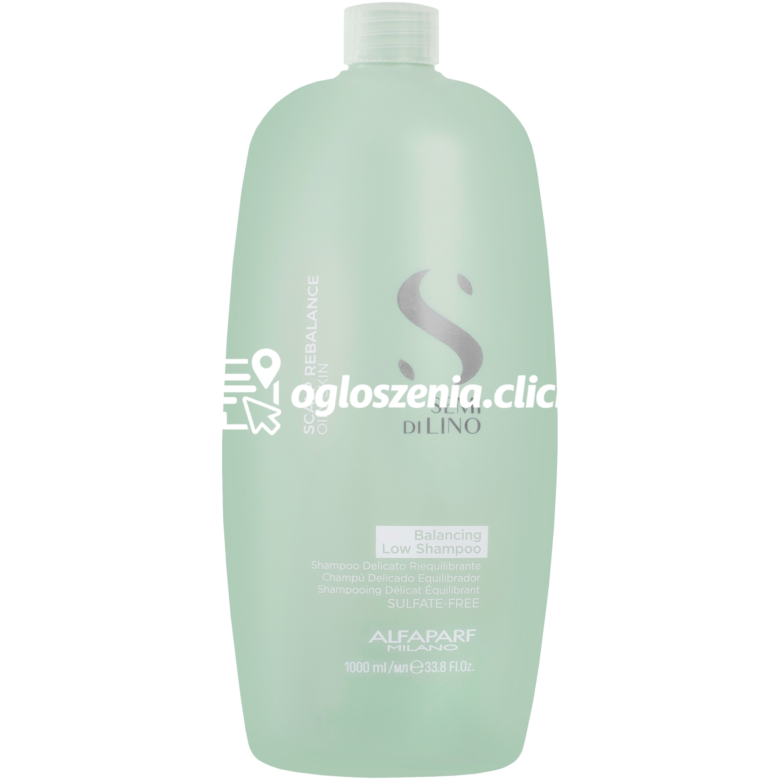 Zdjęcie produktu Alfaparf Semi Di Lino Scalp Rebalance Shampoo - do wlosów przetluszczajacych sie, 1000ml