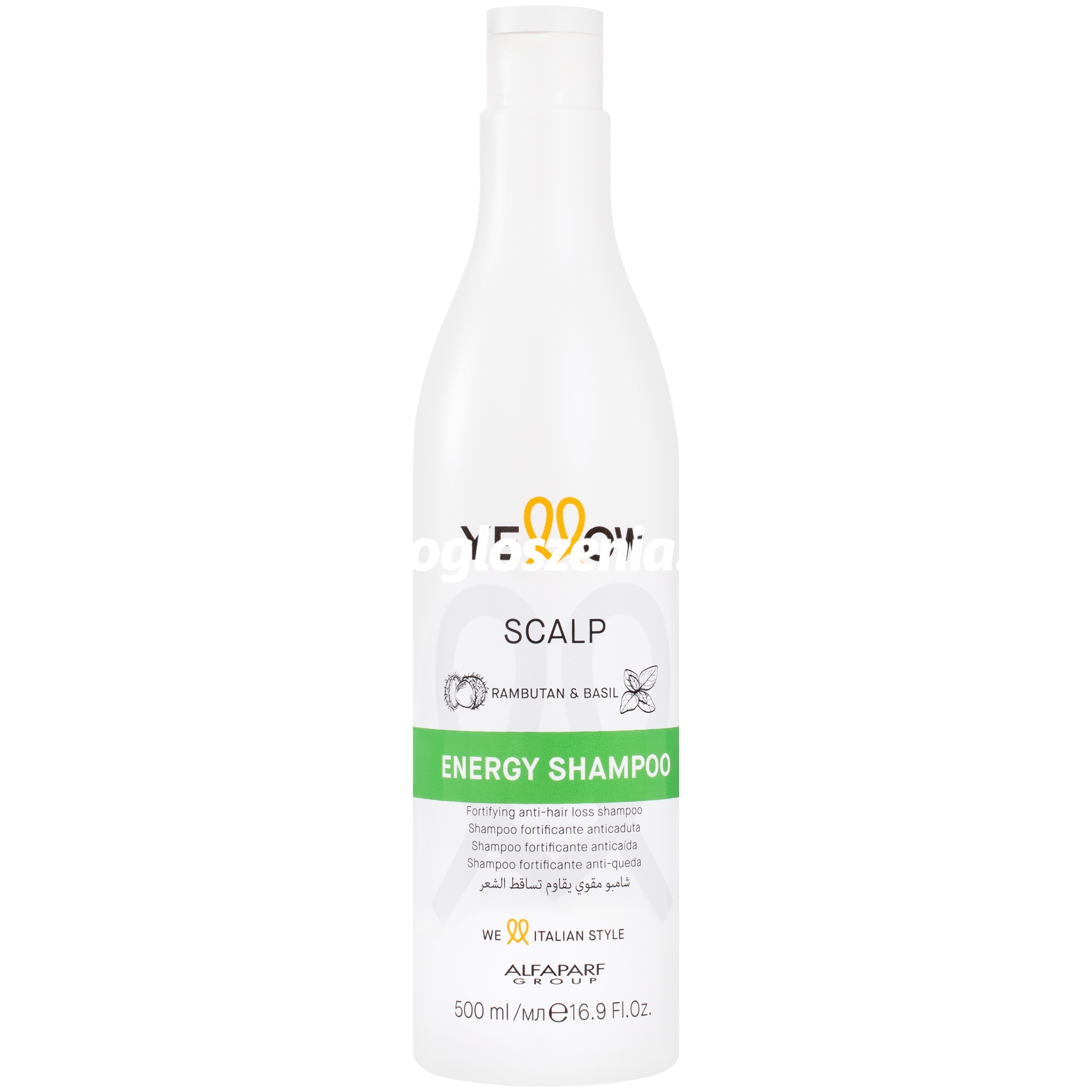 Zdjęcie produktu Alfaparf YELLOW Scalp Energy - szampon przeciw wypadaniu wlosów, 500ml