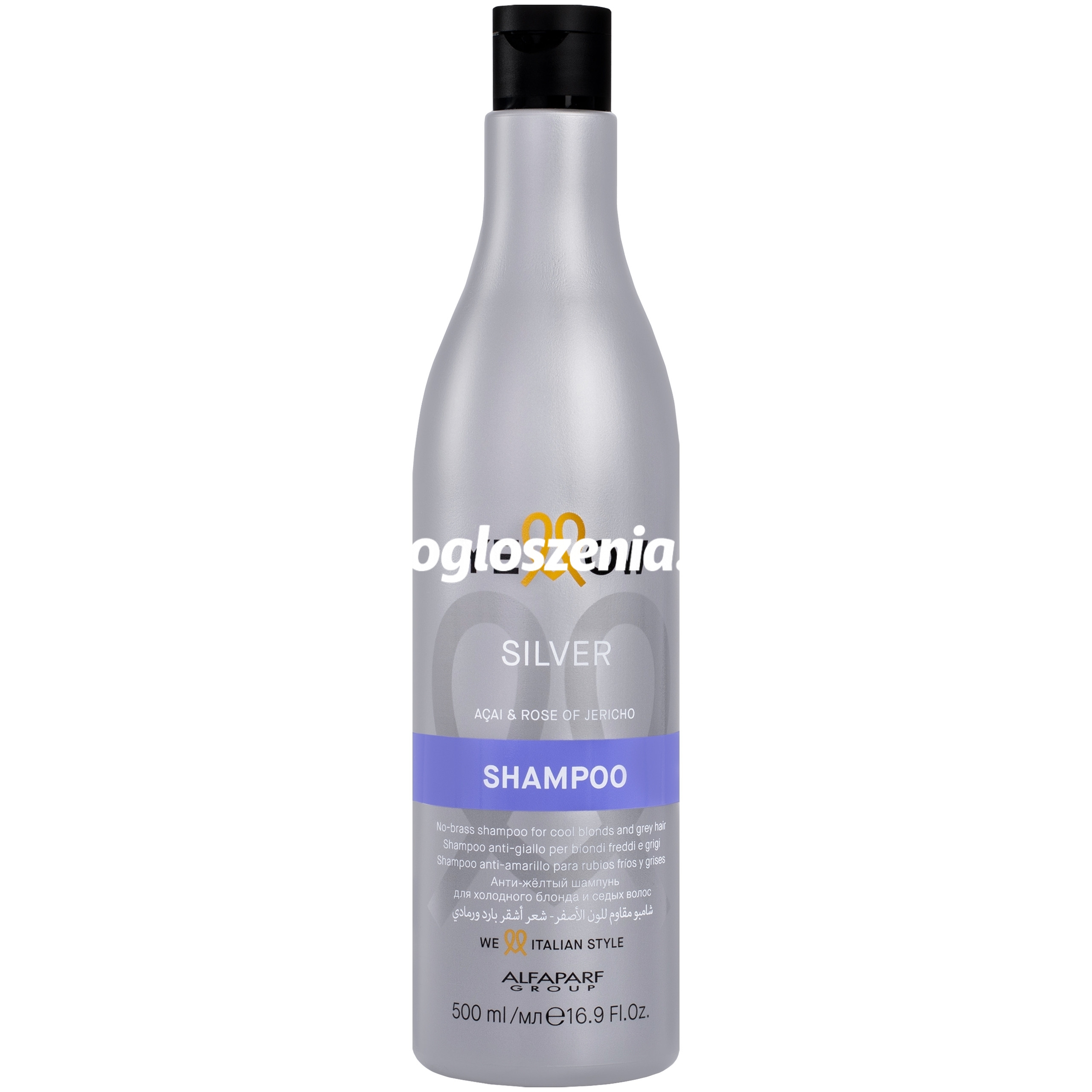 Zdjęcie produktu Alfaparf YELLOW Silver - szampon do wlosów blond i siwych, neutralizuje zólte refleksy, 500ml