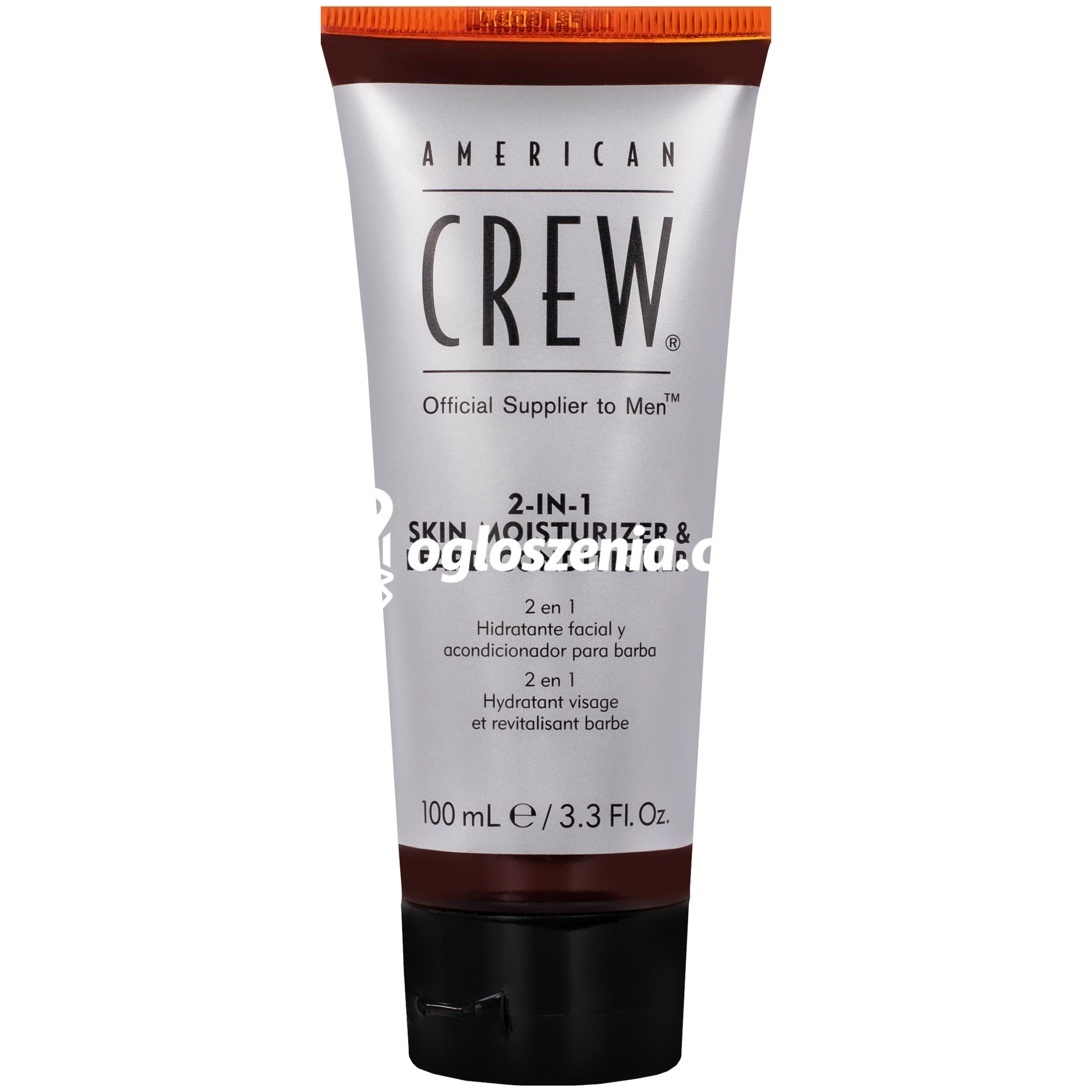 Zdjęcie produktu American Crew 2 in 1 Skin Moisturizer & Beard Conditioner – krem do twarzy i brody, 100ml