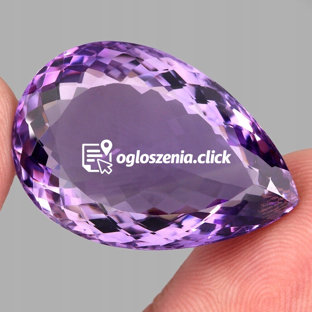 Zdjęcie produktu Ametyst kamien naturalny IF 47.80ct certyfikat