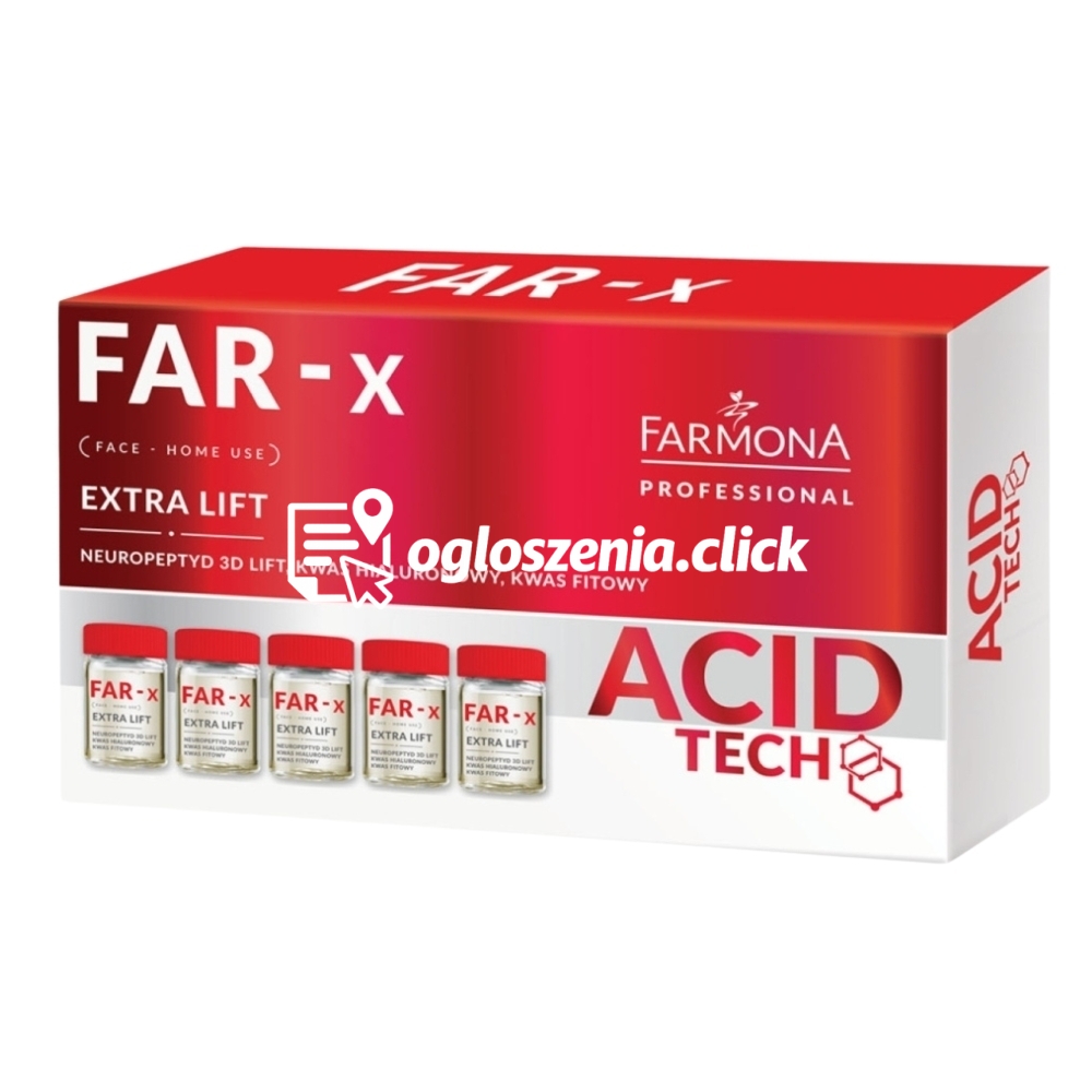 Zdjęcie produktu Ampulki Extra Lift FAR-X - Farmona Acid Tech - 5 x 5ml