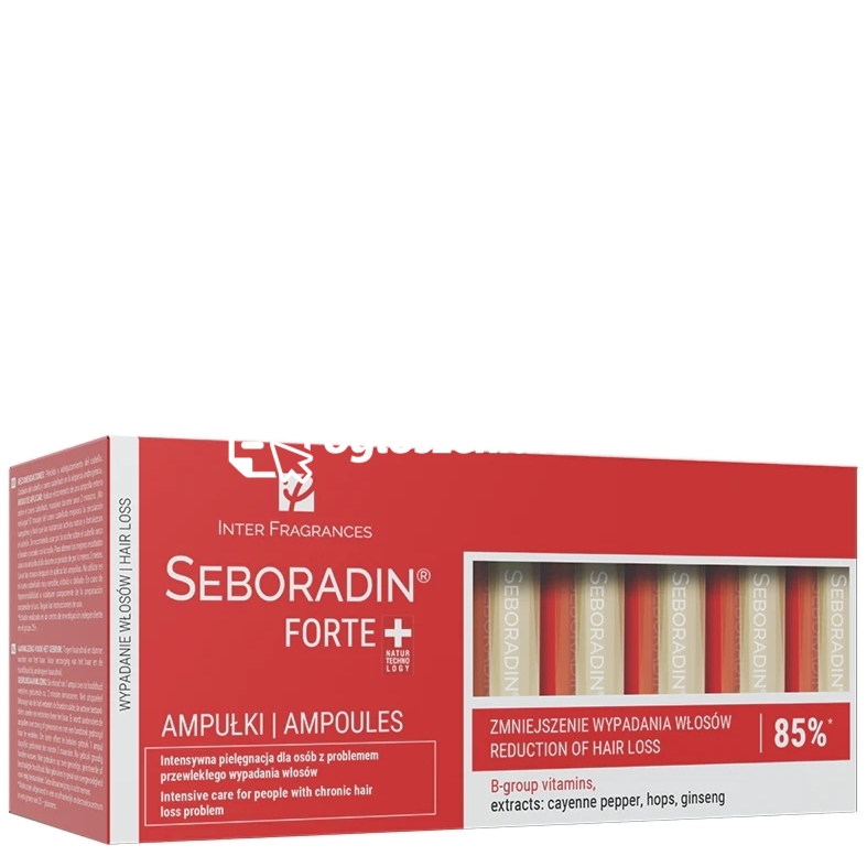 Zdjęcie produktu Ampulki przeciw wypadaniu wlosów Seboradin Forte 14 x 5,5 ml