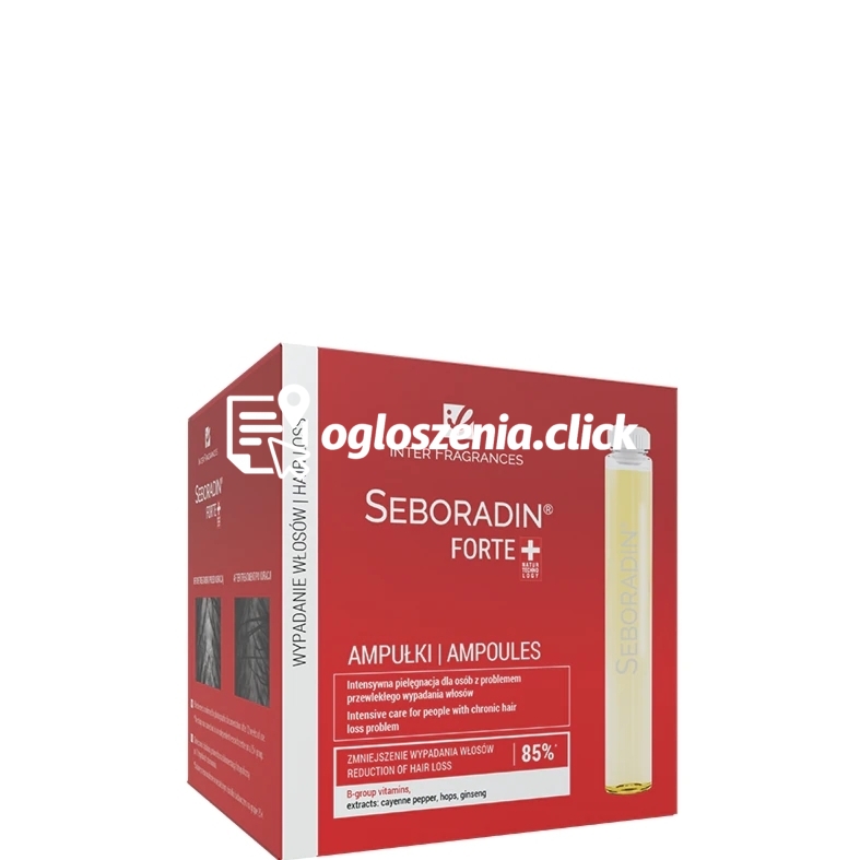 Zdjęcie produktu Ampulki przeciw wypadaniu wlosów Seboradin Forte 7 x 5,5 ml
