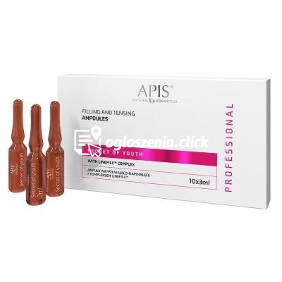 Zdjęcie produktu Ampulki wypelniajaco-napinajace z kompleksem Linefill - Apis Professional - 10 x 3 ml