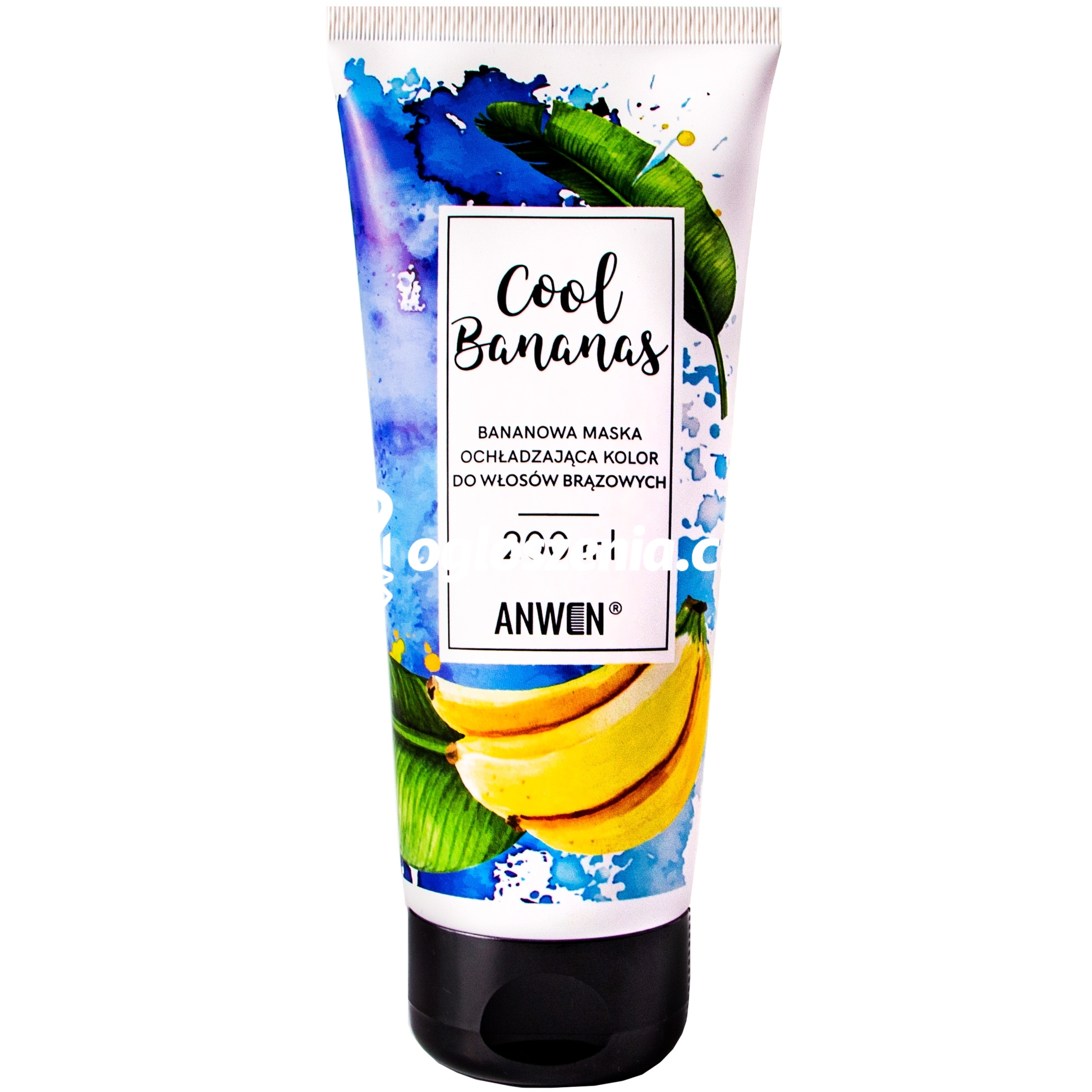 Zdjęcie produktu Anwen Cool Bananas maska ochladzajaca kolor wlosów brazowych 200 ml