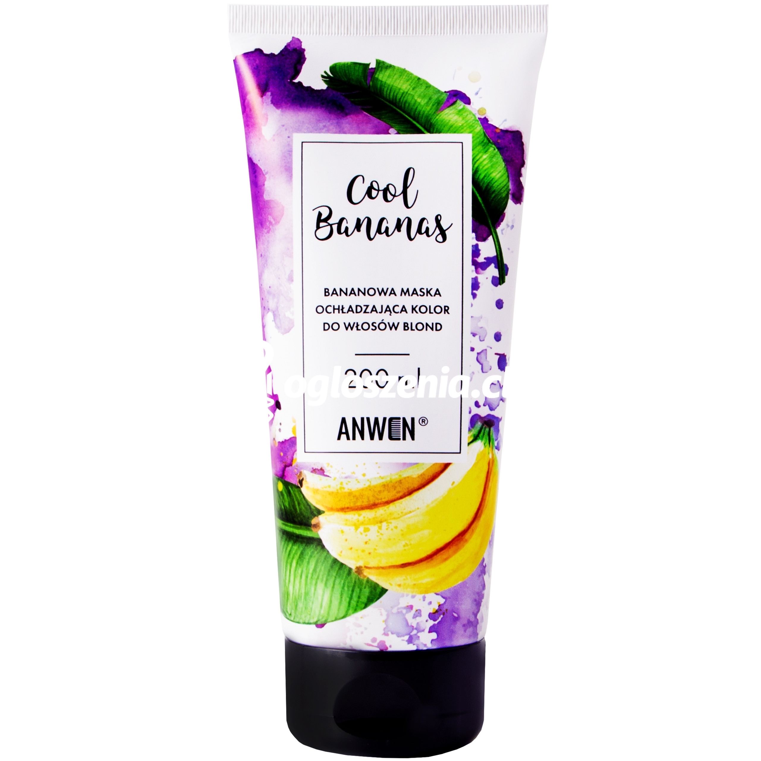 Zdjęcie produktu Anwen Cool Bananas - naturalna maska ochladzajaca kolor blond, 200ml