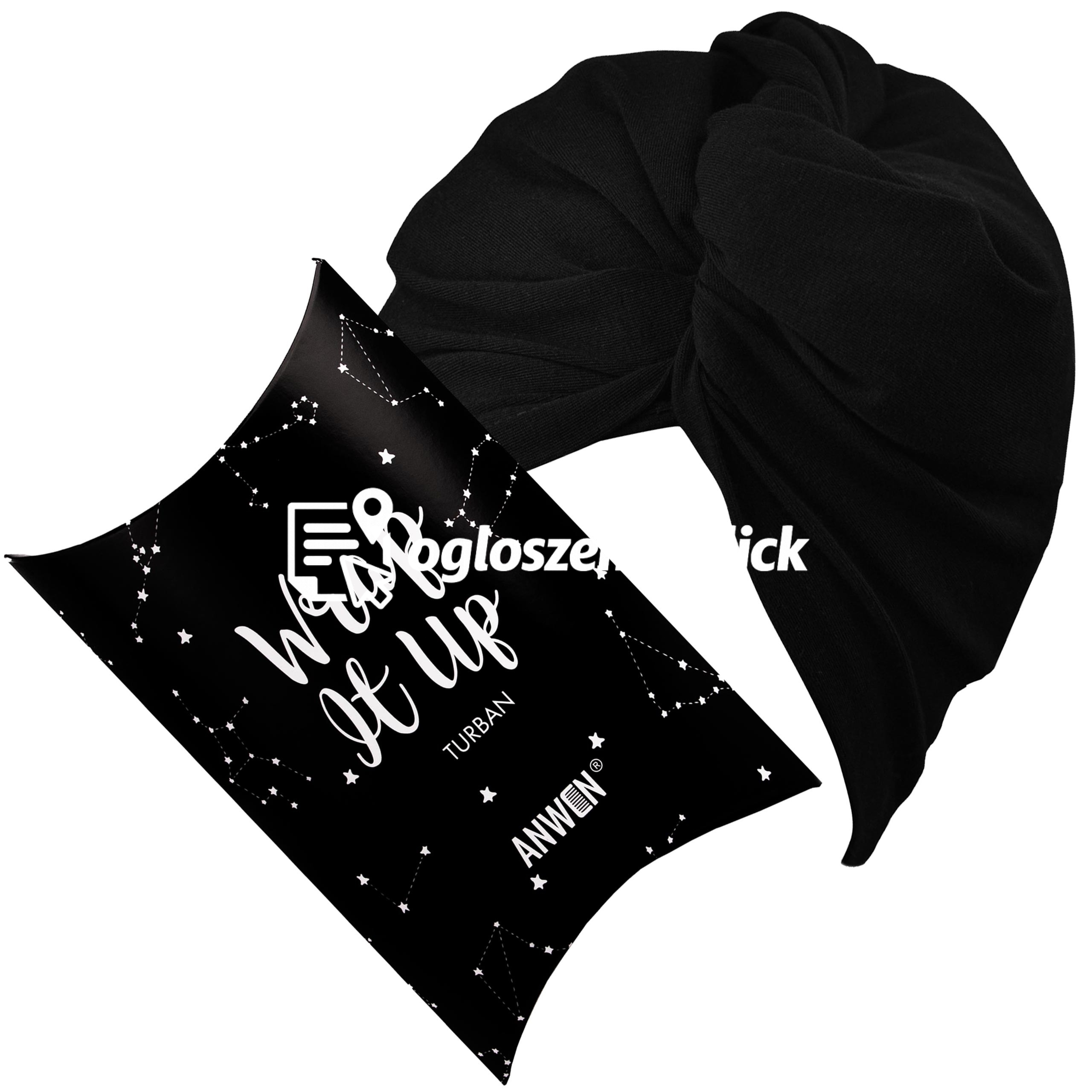 Zdjęcie produktu Anwen Turban Wrap it Up czarny
