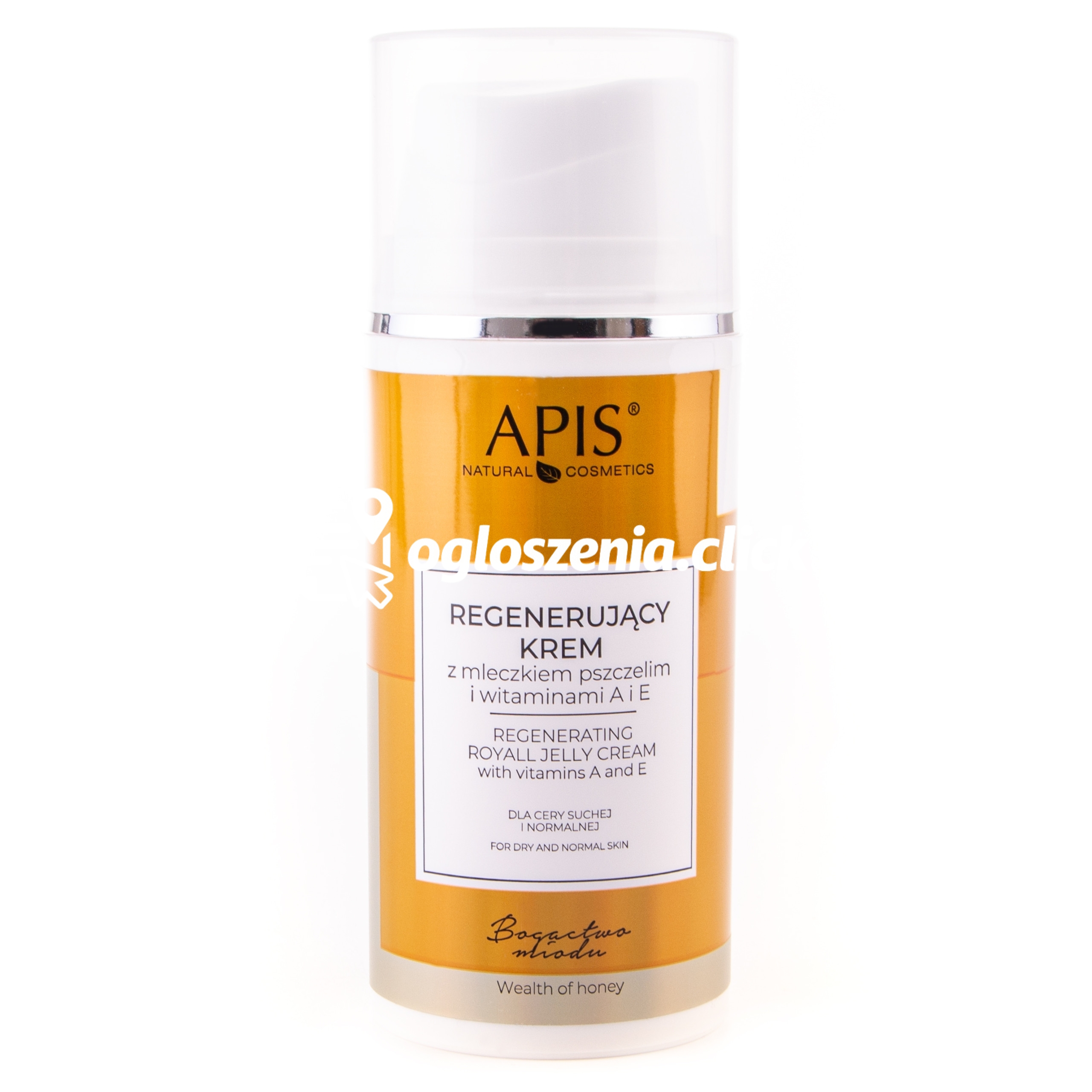 Zdjęcie produktu Apis Bogactwo miodu - regenerujacy krem z mleczkiem pszczelim, 100ml