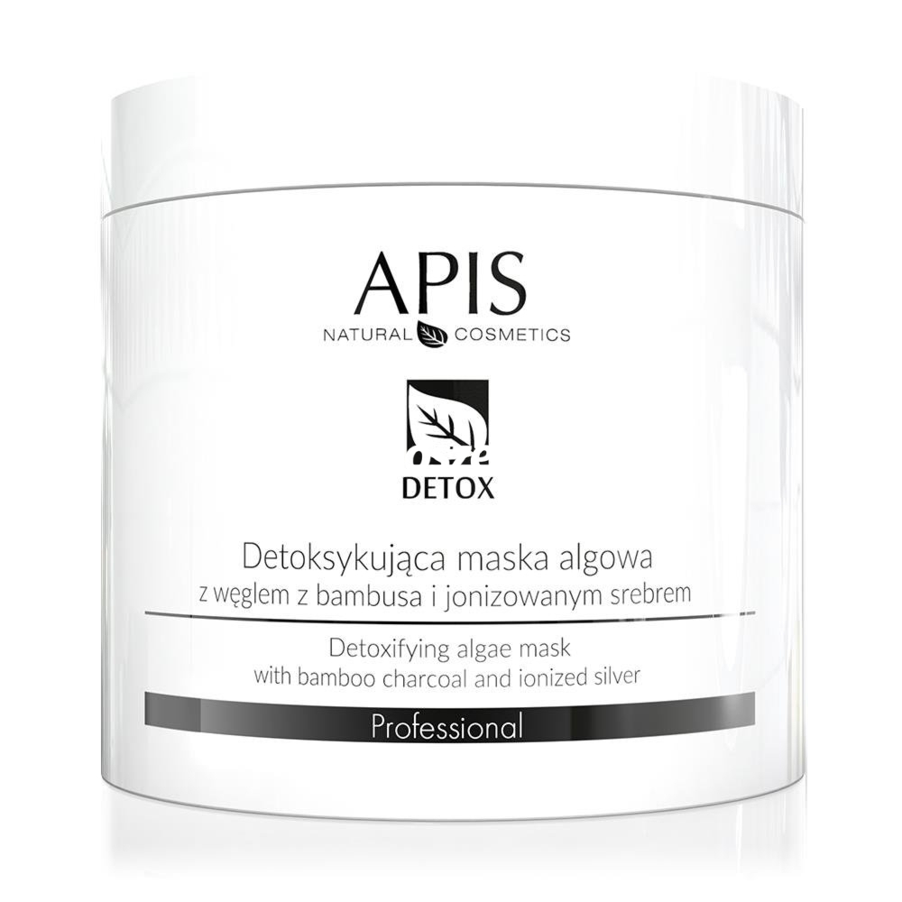 Zdjęcie produktu Apis Detoksykujaca maska algowa z weglem z bambusa i jonizowanym srebrem 200 g