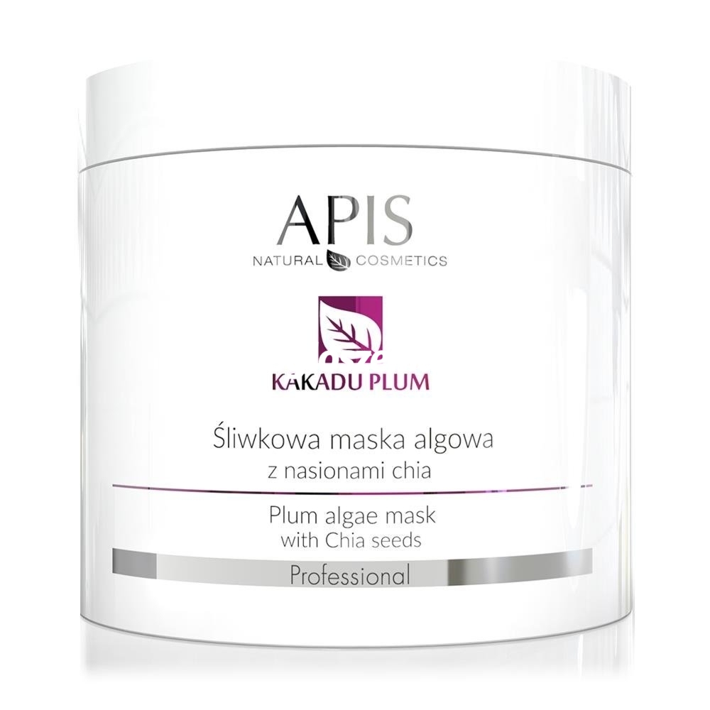 Zdjęcie produktu Apis Kakadu Plum Maska algowa sliwkowa z nasionami chia 200 g