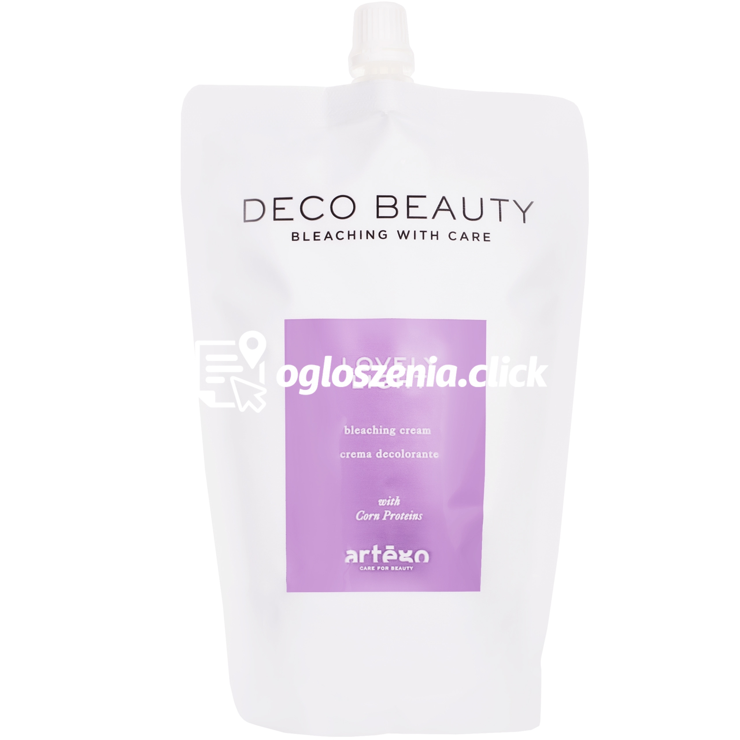 Zdjęcie produktu Artego Deco Lovely Light Bleaching Cream – kremowa pasta rozjasniajaca do wlosów, 500 g