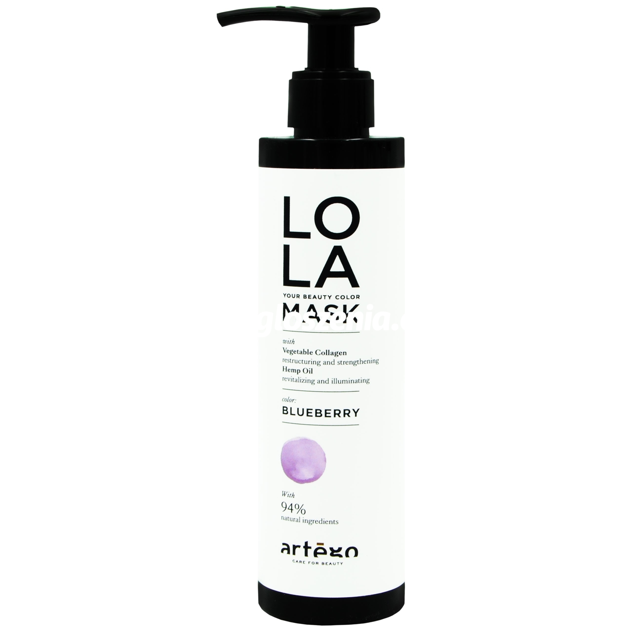Zdjęcie produktu Artego Lola Mask Blueberry intensywnie regenerujaca maska tonujaca 200ml