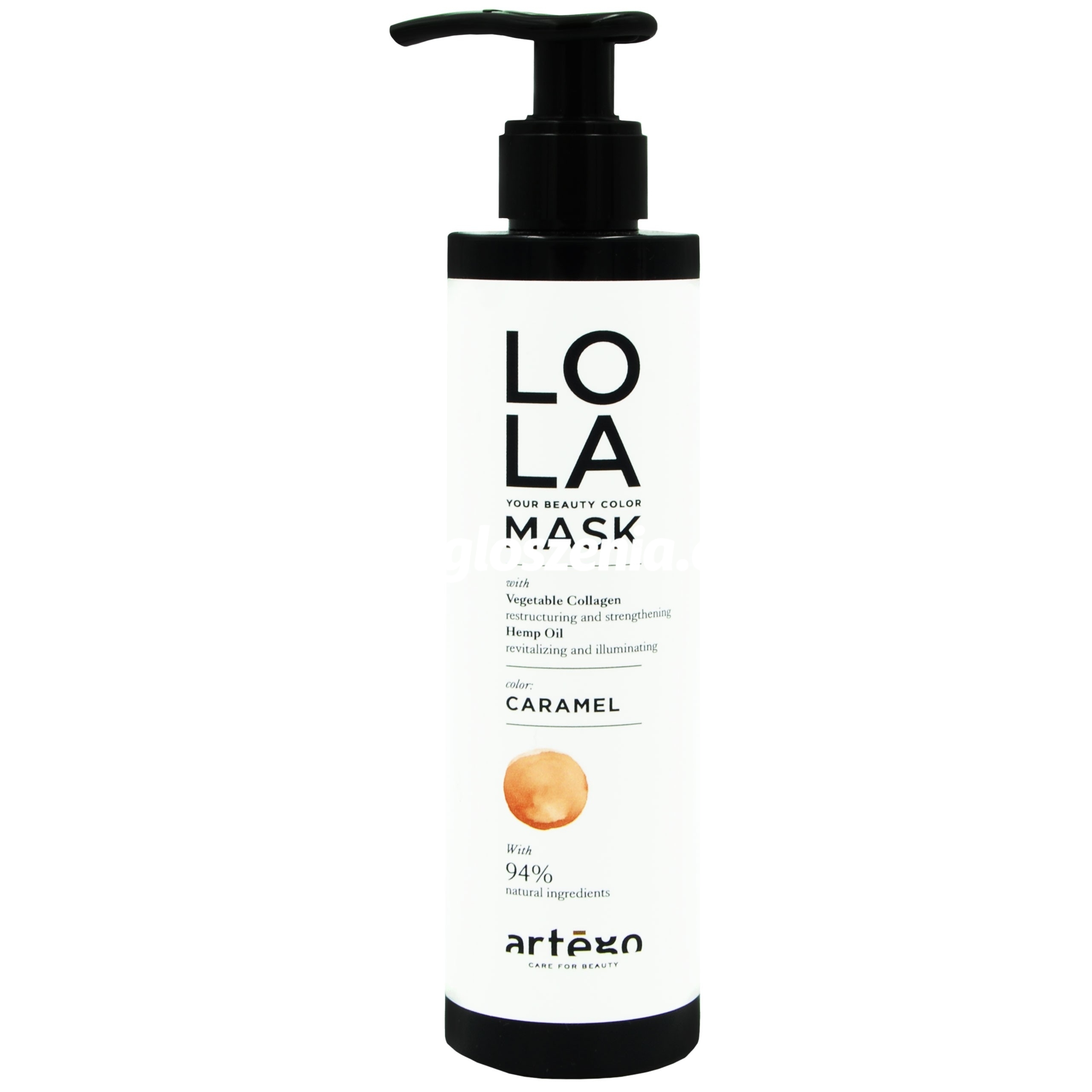 Zdjęcie produktu Artego Lola Mask Carmel tonujaco-regenerujaca maska do wlosów 200ml