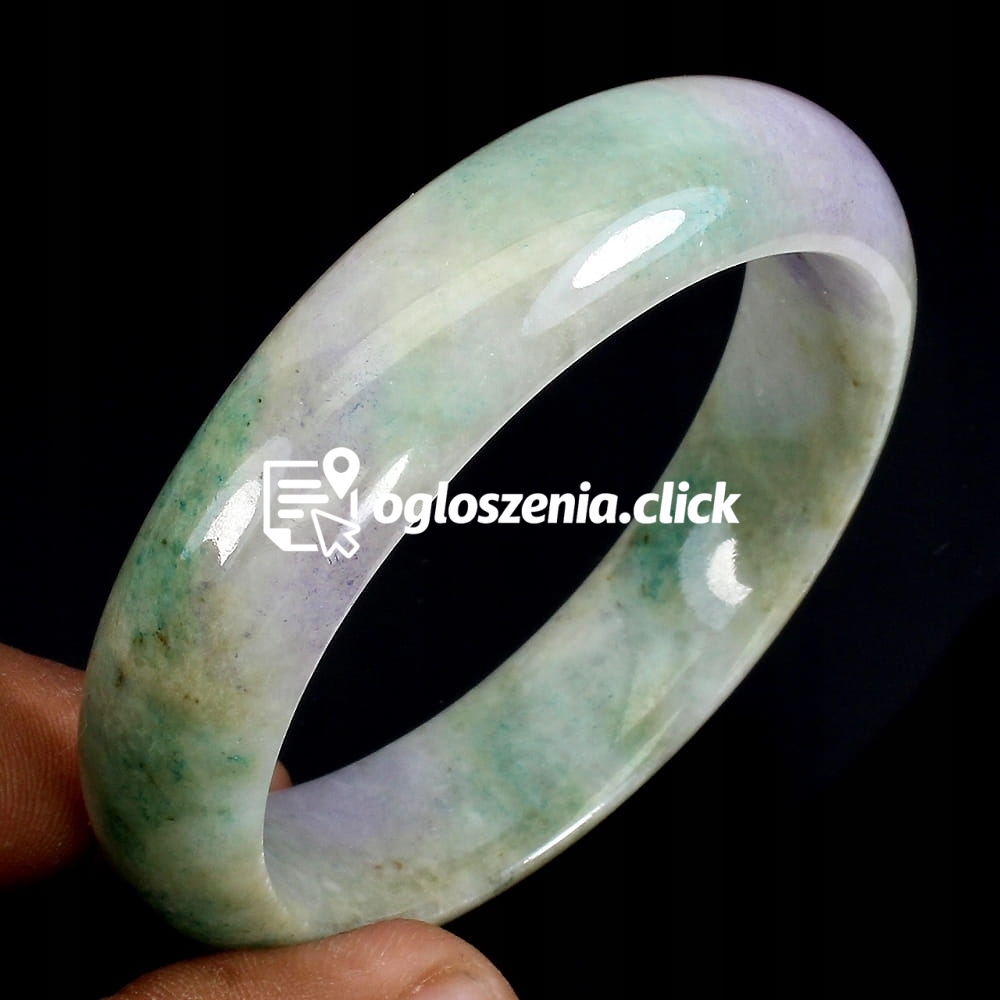 Zdjęcie produktu Artystyczna bransoletka 296.69ct jadeit naturalny kamien sr. 5.6cm