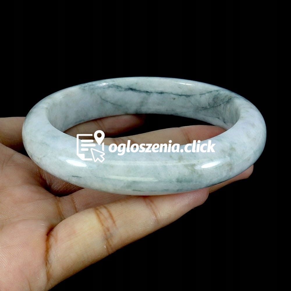 Zdjęcie produktu Artystyczna bransoletka 310ct jadeit naturalny kamien sr. 5.9cm