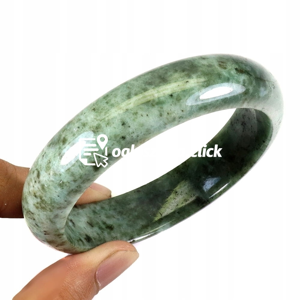 Zdjęcie produktu Artystyczna bransoletka 332ct jadeit naturalny kamien sr. 5.8cm