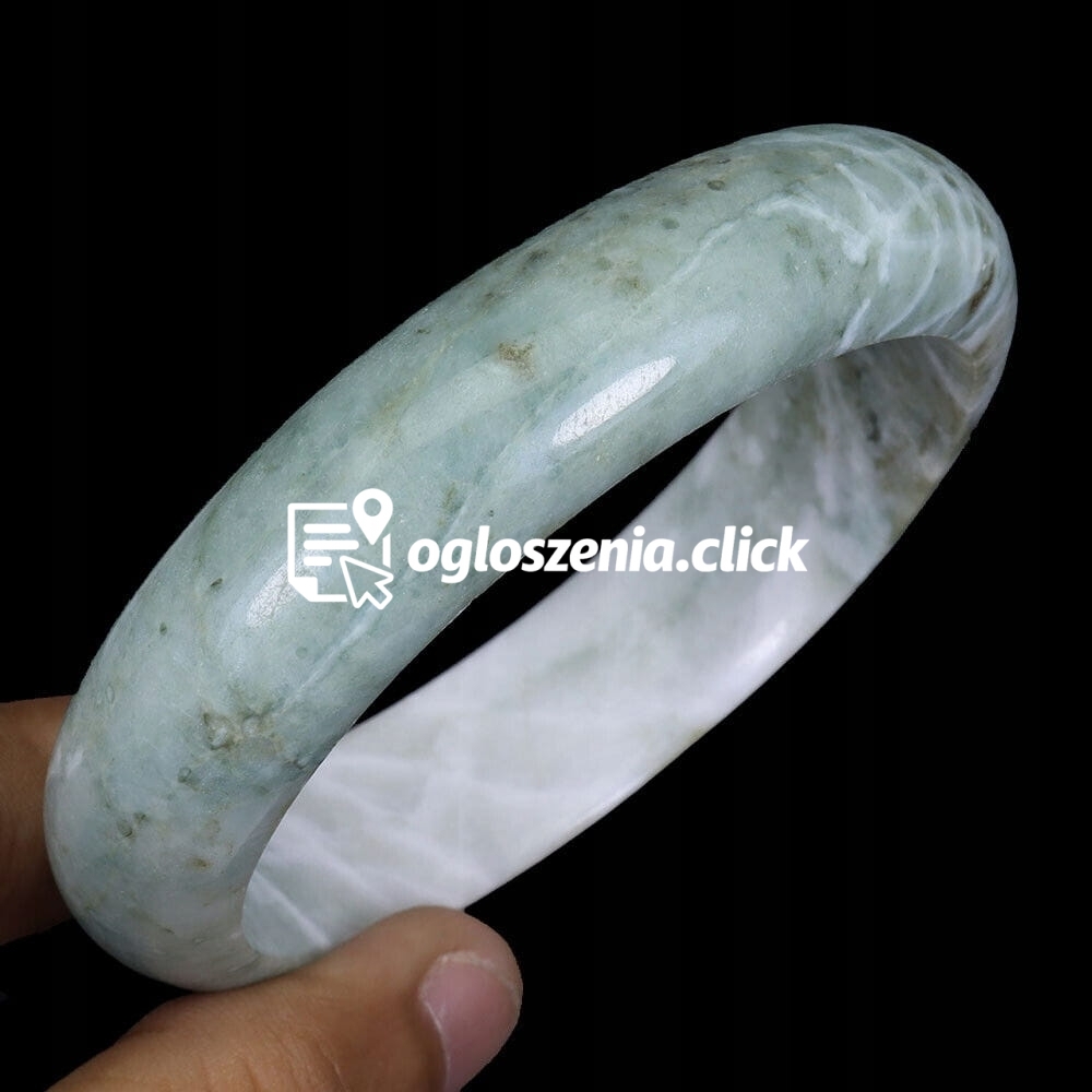 Zdjęcie produktu Artystyczna bransoletka 357.15ct jadeit naturalny kamien sr. 5.9cm