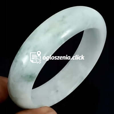 Zdjęcie produktu Artystyczna bransoletka 396ct jadeit naturalny kamien sr. 5.8cm