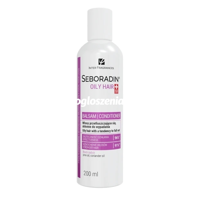 Zdjęcie produktu Balsam do wlosów przetluszczajacych sie i sklonnych do wypadania Seboradin Oily Hair 200 ml
