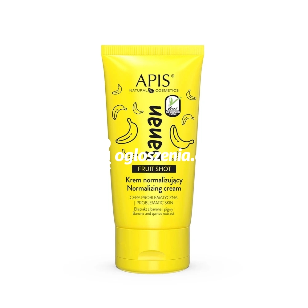 Zdjęcie produktu Bananowy krem normalizujacy - Apis Fruit Shot - 50 ml