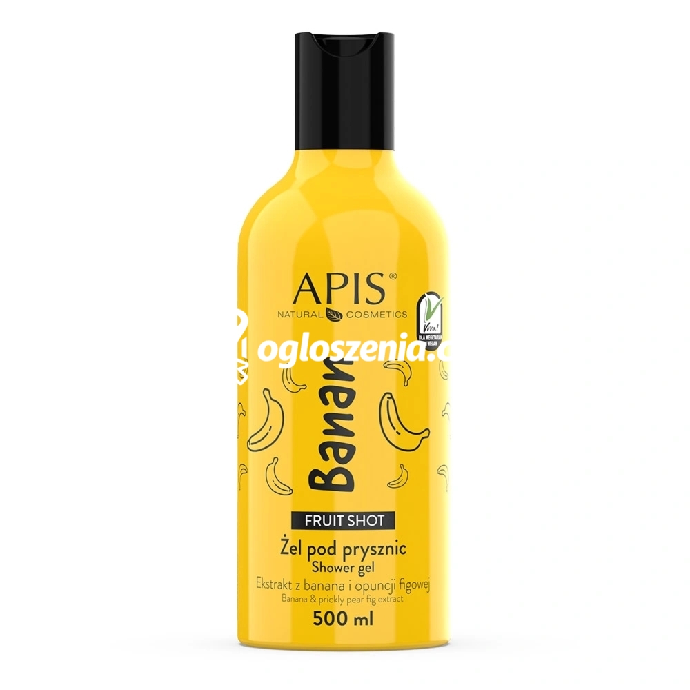 Zdjęcie produktu Bananowy zel pod prysznic - Apis Fruit Shot - 500 ml