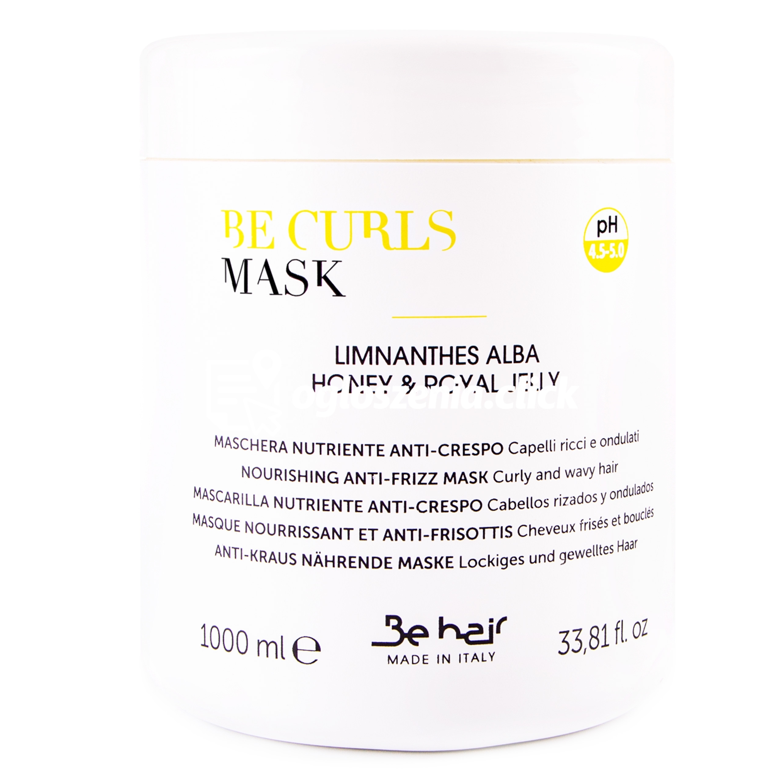 Zdjęcie produktu Be Hair Be Curls Mask naturalna maska do wlosów kreconych 1000ml