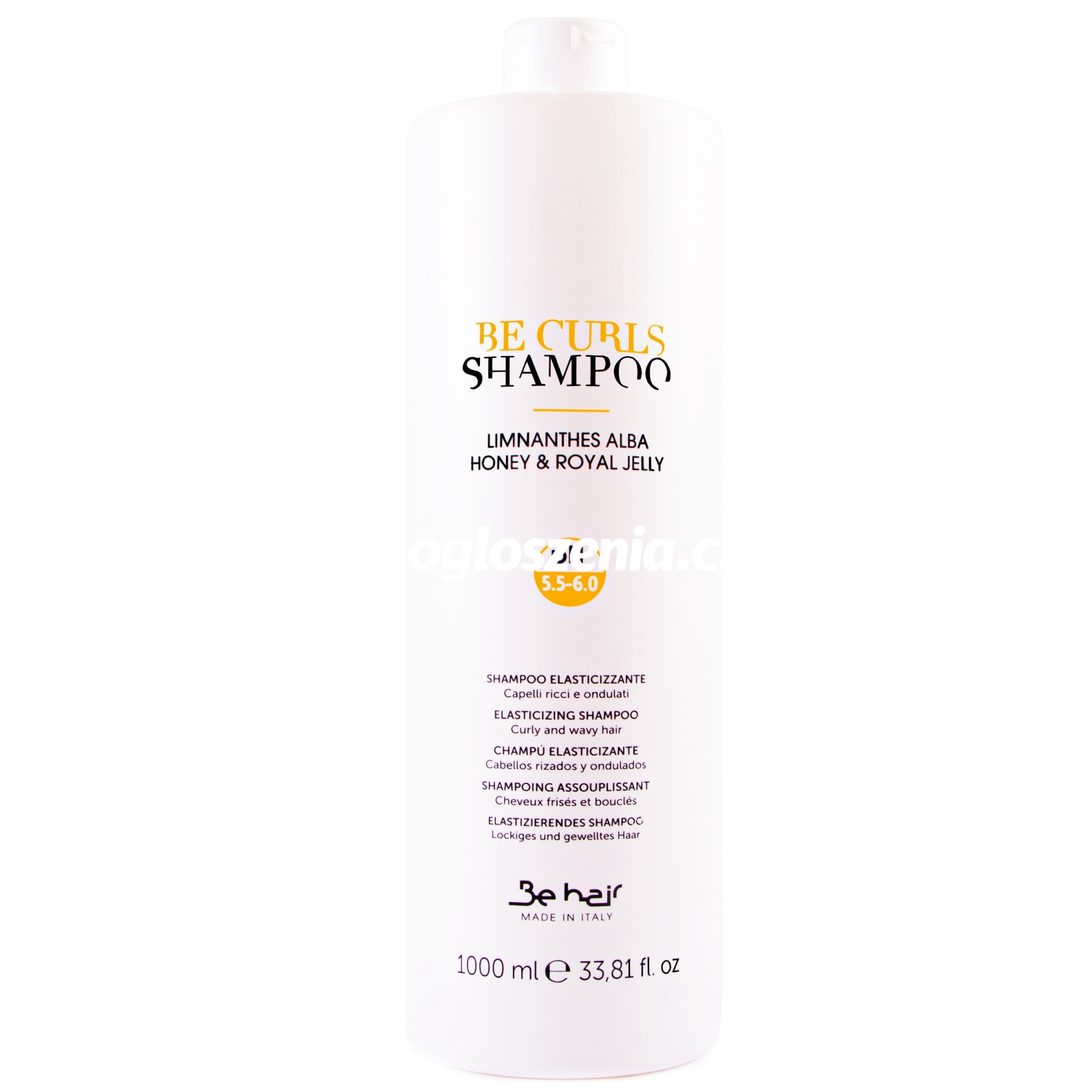 Zdjęcie produktu Be Hair Be Curls naturalny szampon do wlosów kreconych 1000ml