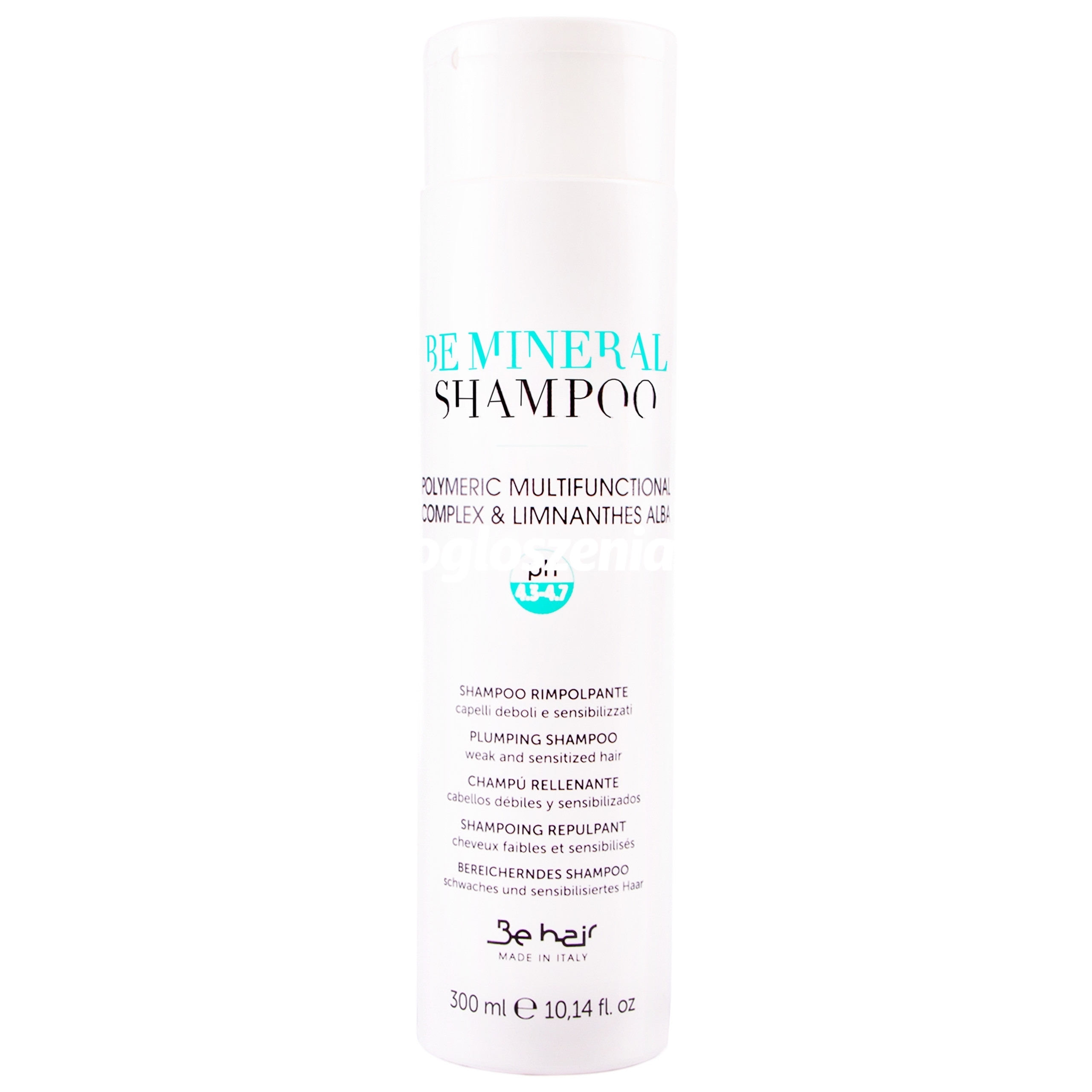 Zdjęcie produktu Be Hair Be Mineral Plump mineralny szampon do wlosów wrazliwych 300ml