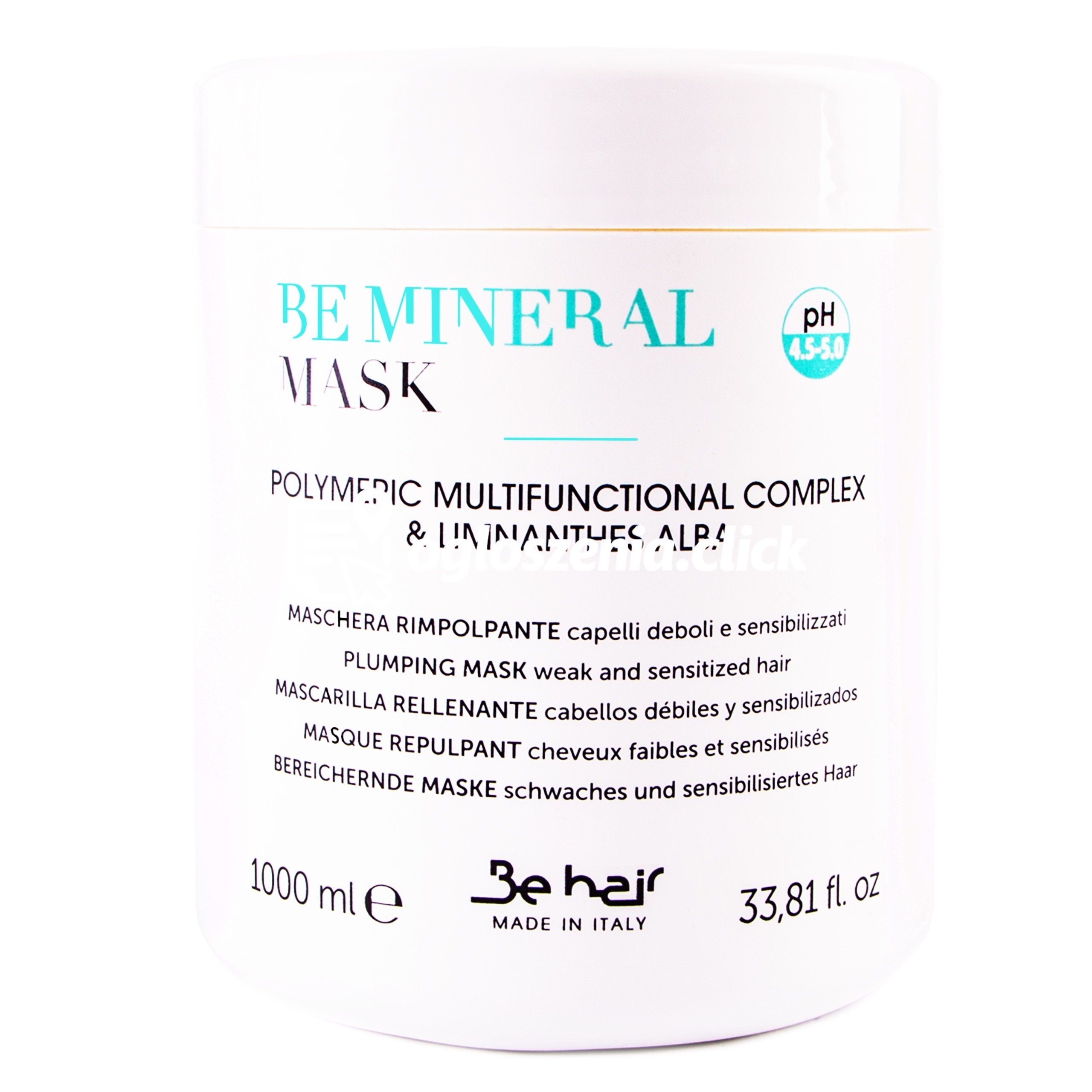 Zdjęcie produktu Be Hair Be Mineral Plumping Mask - nawilzajaca maska do wlosów oslabionych, 1000ml