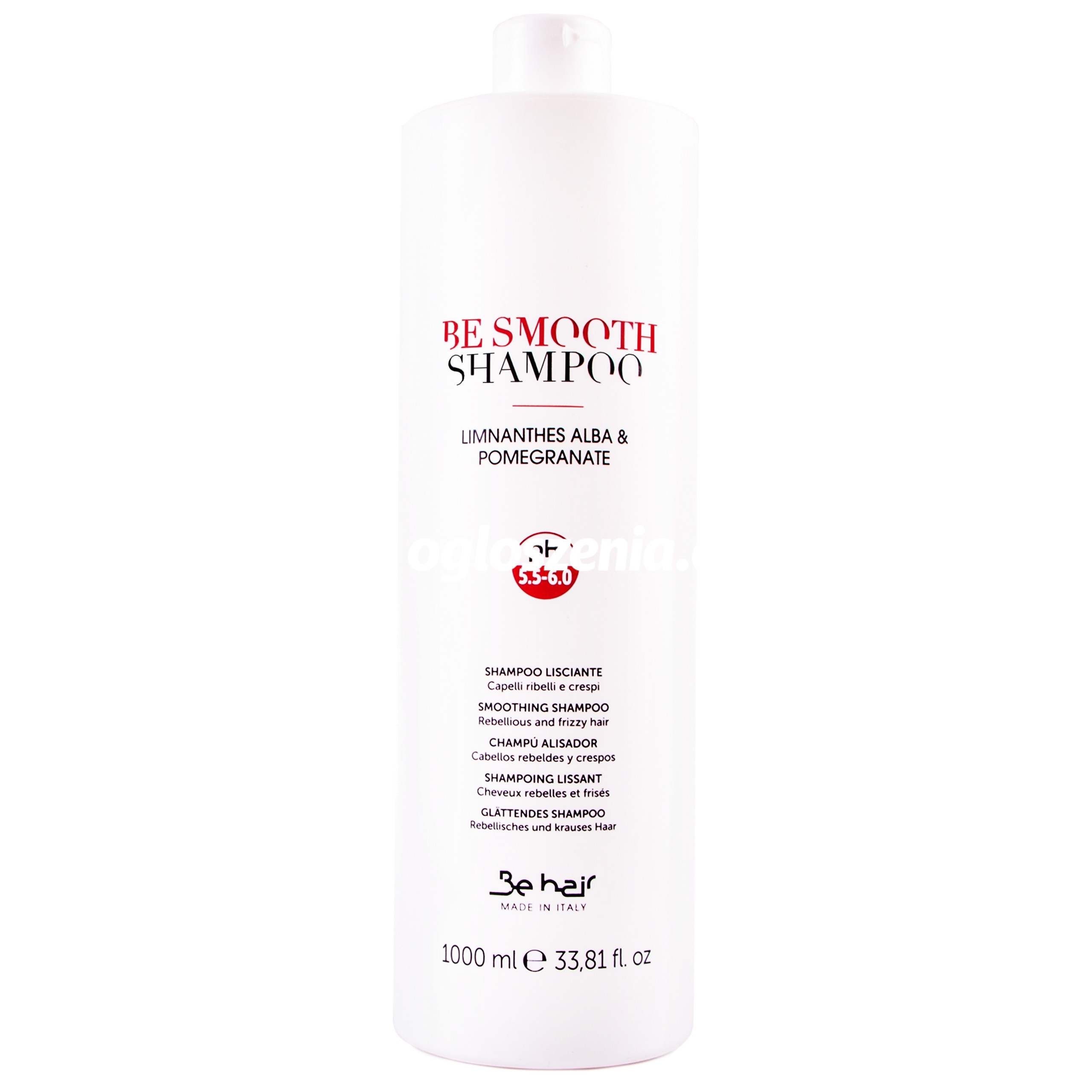 Zdjęcie produktu Be Hair Be Smooth Shampoo wygladzajacy szampon do wlosów 1000ml