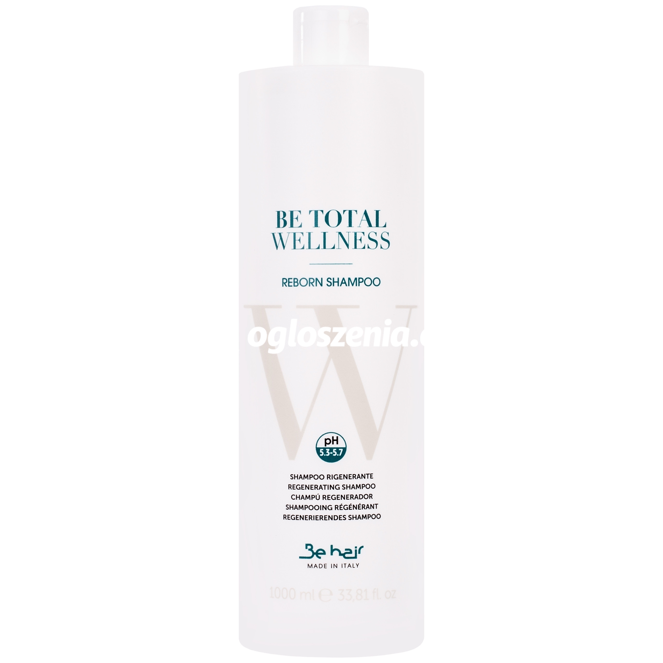 Zdjęcie produktu Be Hair BE TOTAL WELLNESS - szampon regenerujacy do wlosów, 1000ml
