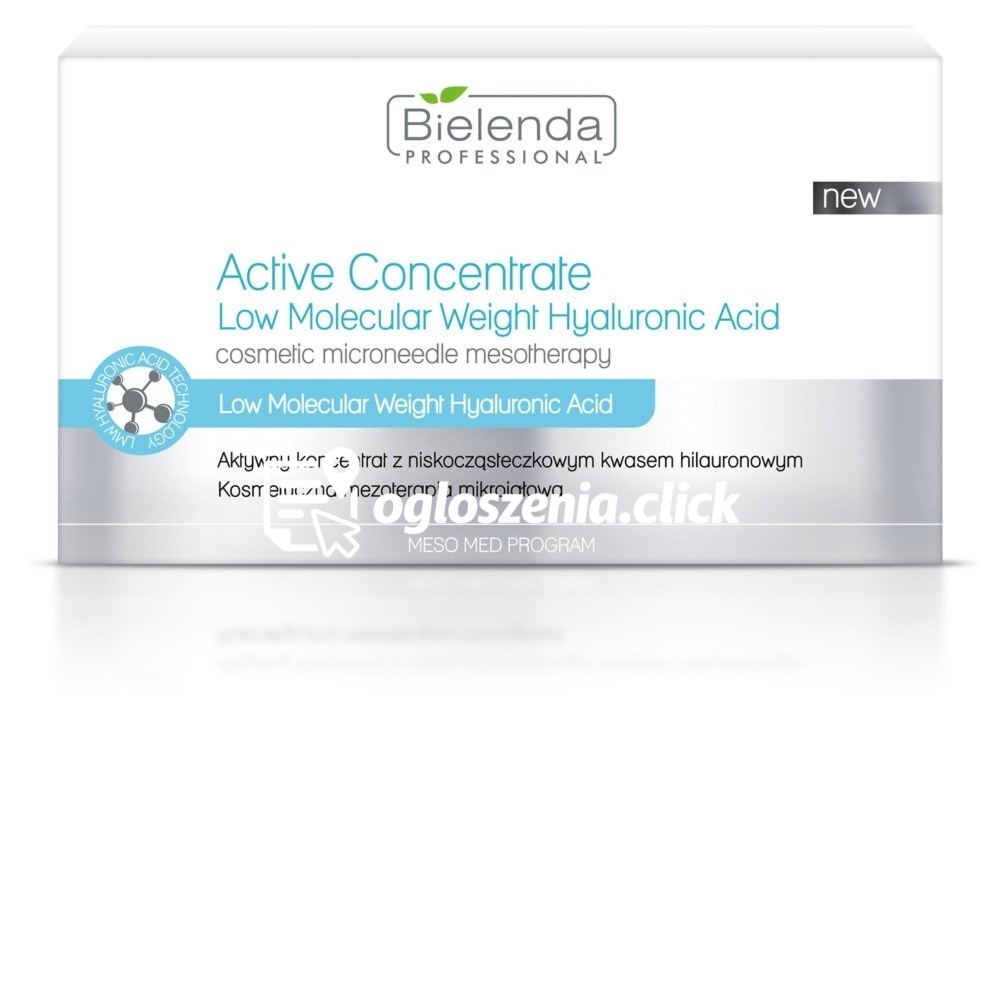 Zdjęcie produktu Bielenda Aktywny koncentrat z niskoczasteczkowym kwasem hialuronowym 10x3ml
