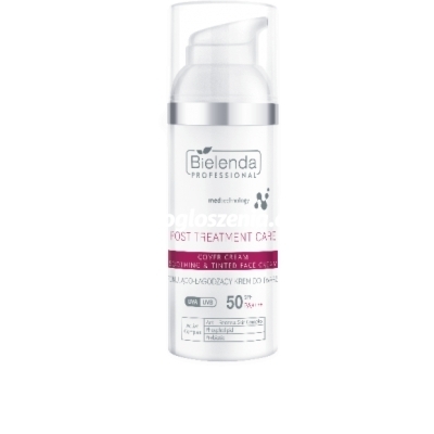 Zdjęcie produktu Bielenda COVER CREAM Tonujaco-lagodzacy krem do twarzy SPF50 50ml
