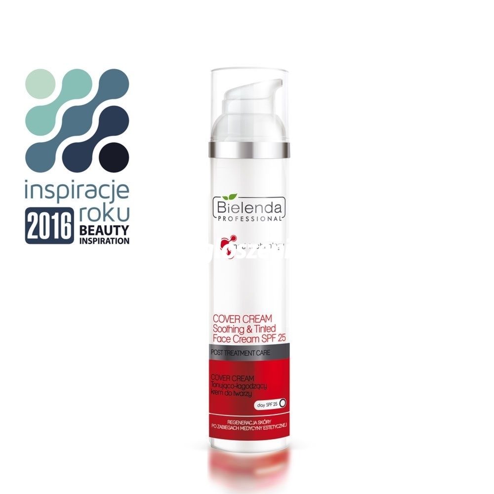 Zdjęcie produktu Bielenda POST TREATMENT CARE COVER CREAM Tonujaco-lagodzacy krem do twarzy SPF25 100ml