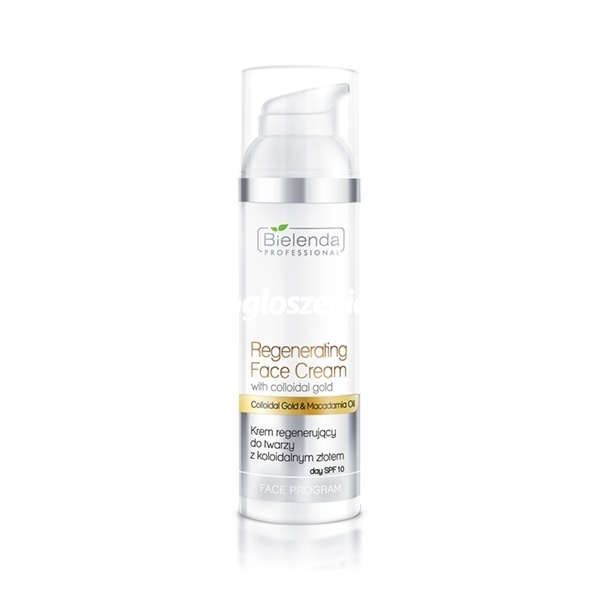 Zdjęcie produktu Bielenda REGENERATING FACE CREAM WITH GOLD Krem regenerujacy do twarzy z koloidalnym zlotem 100ml