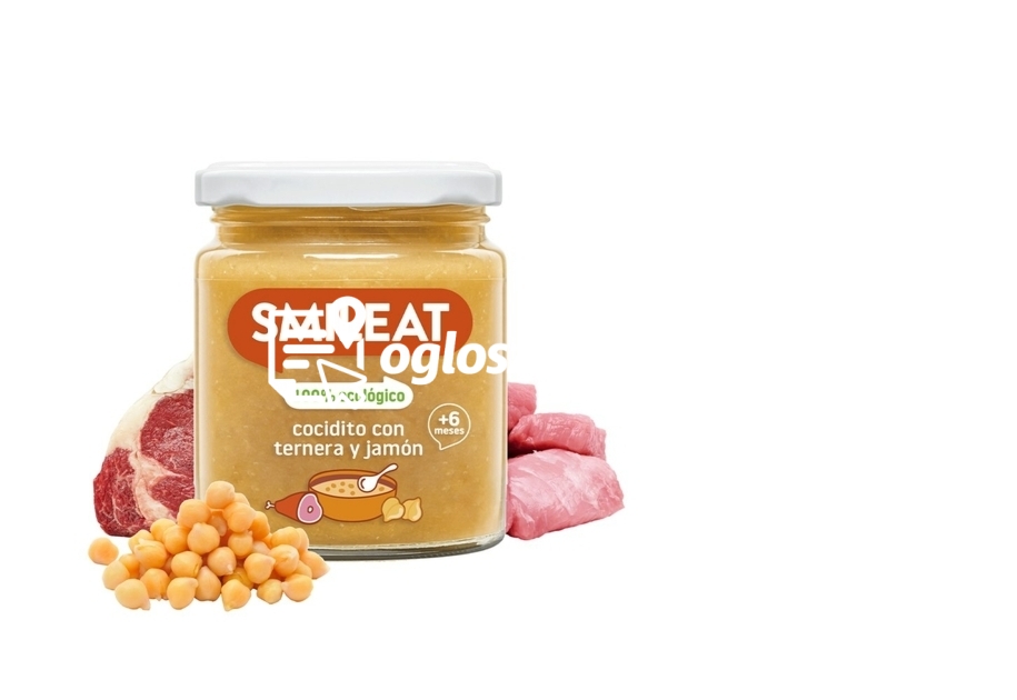 Zdjęcie produktu BIO Cielecina i szynka, ekologiczny obiadek w sloiczku, 230g