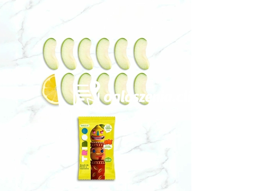 Zdjęcie produktu BIO Jablkowo-cytrynowe zelki bez dodatku cukru, Sminolas, 25 g