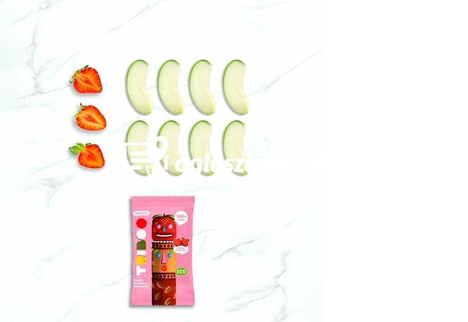 Zdjęcie produktu BIO Jablkowo-truskawkowe zelki bez dodatku cukru, Sminolas, 25 g