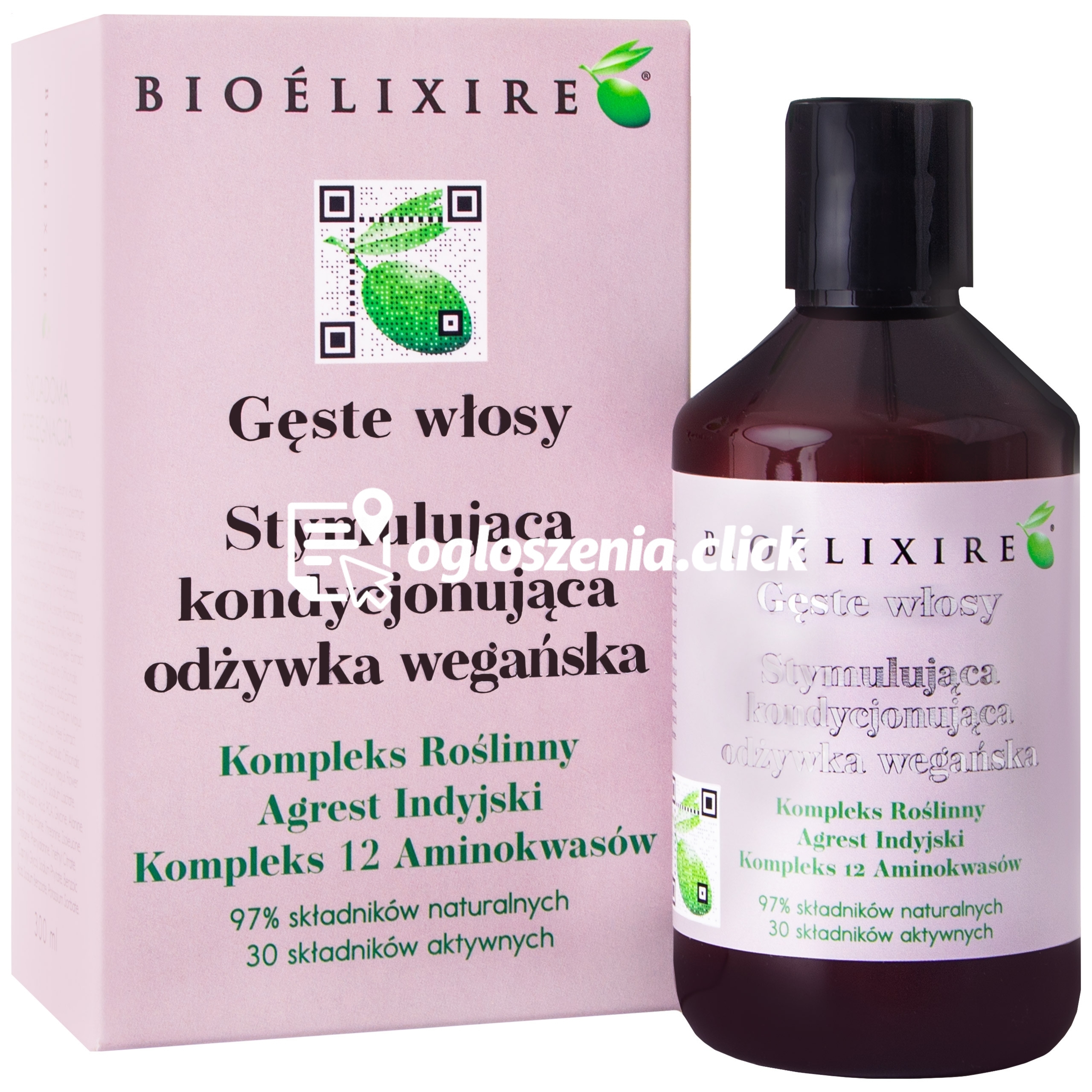 Zdjęcie produktu Bioelixire Geste wlosy odzywka weganska przeciw wypadaniu 300 ml