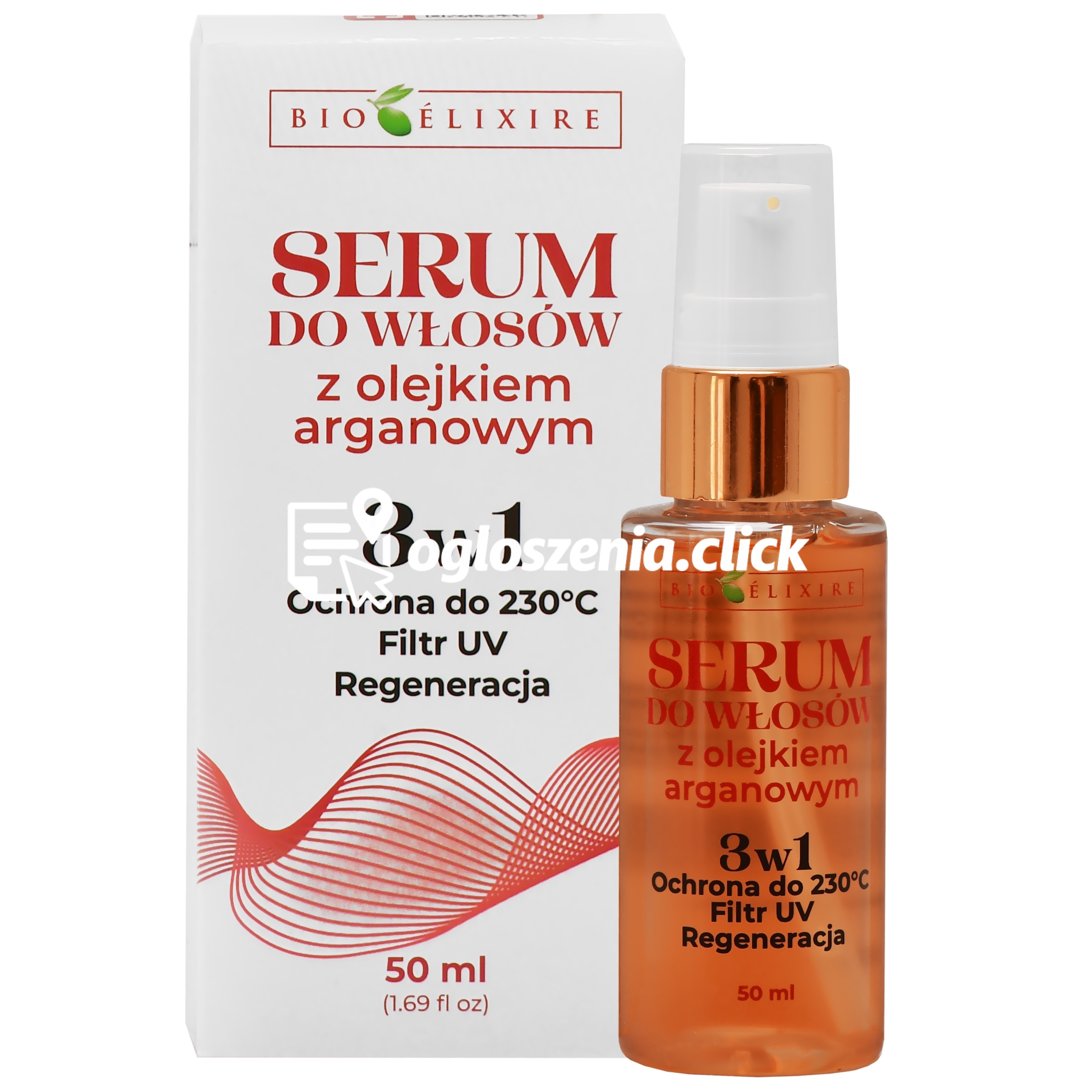 Zdjęcie produktu Bioelixire Olejek Arganowy serum do wlosów zniszczonych 50 ml